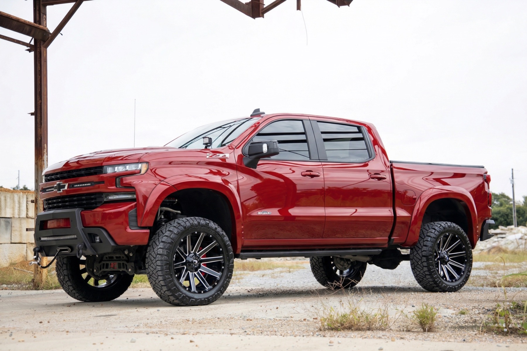 SF1 Fender Flares | GCN Victory Red | Chevy Silverado 1500 2WD/4WD (19-26) view 5