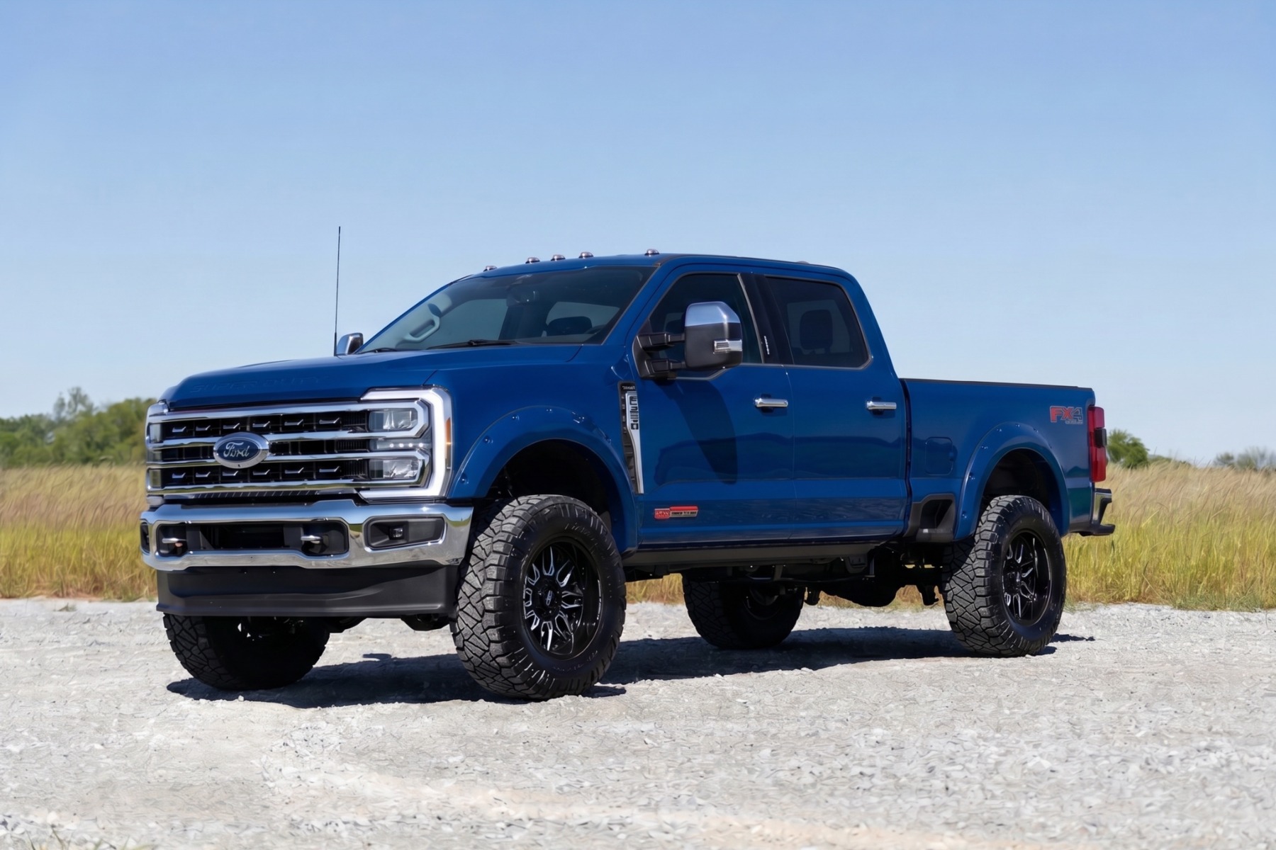 Pocket Fender Flares | E9 Argon Blue | Ford F-250/F-350 Super Duty (23-26) — view 5