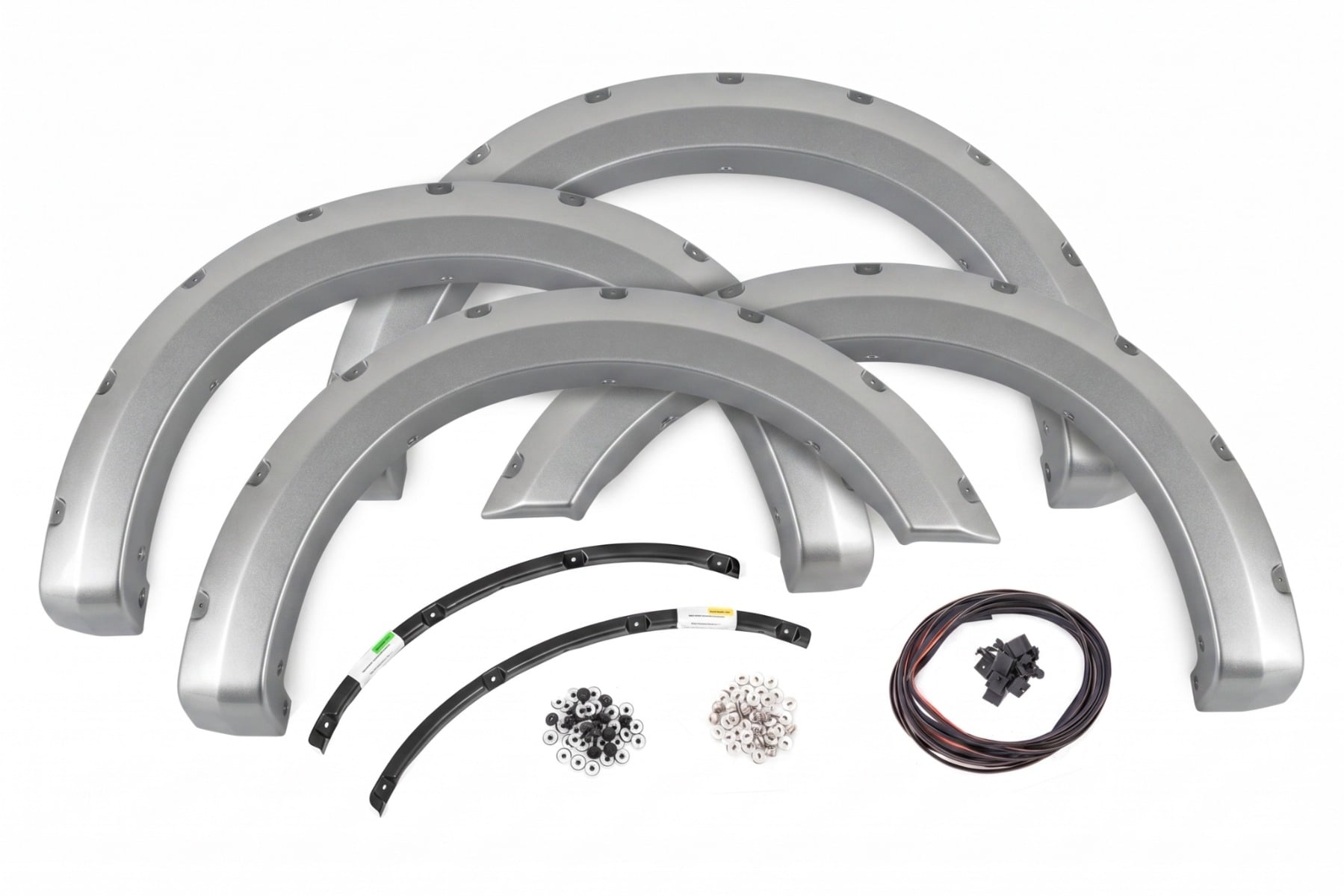 Pocket Fender Flares | JS Iconic Silver | Ford F-250/F-350 Super Duty (23-26) view 4