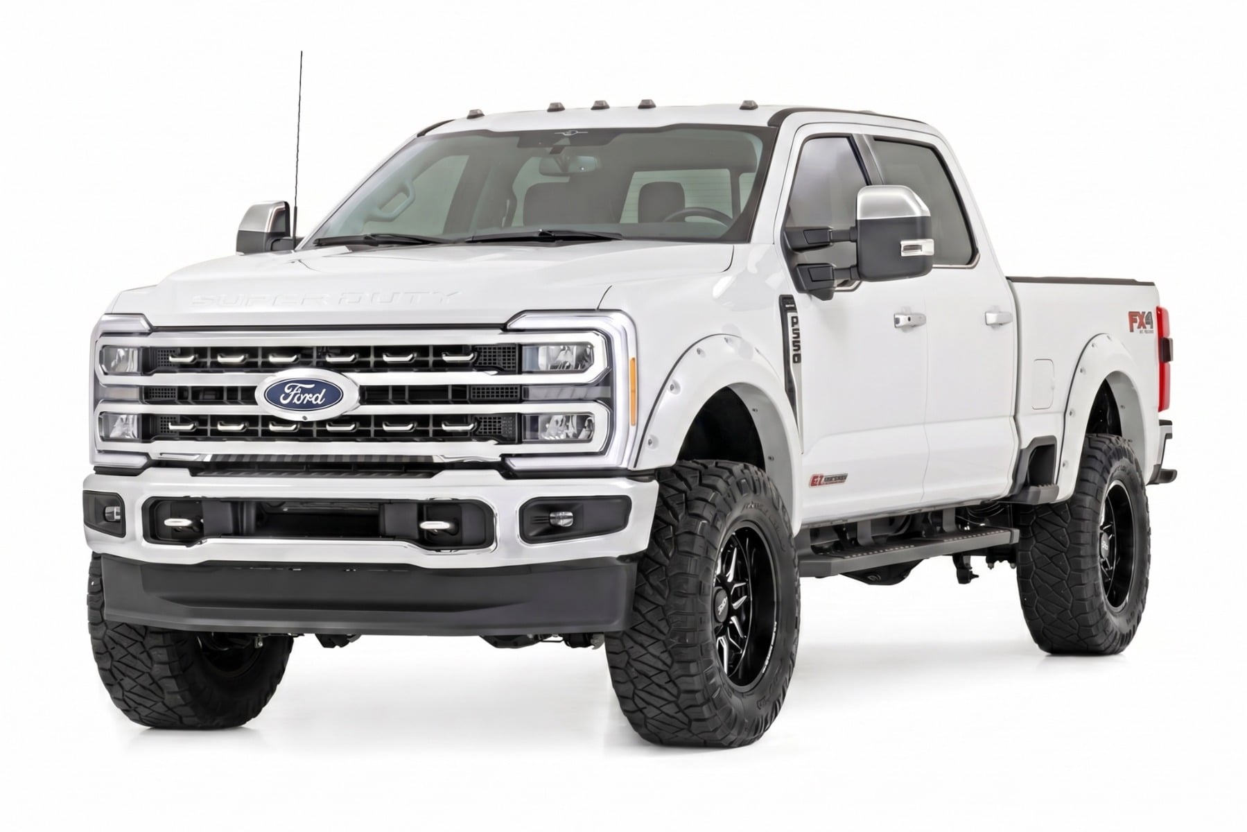 Pocket Fender Flares | YZ Oxford White | Ford F-250/F-350 Super Duty (23-26) view 2