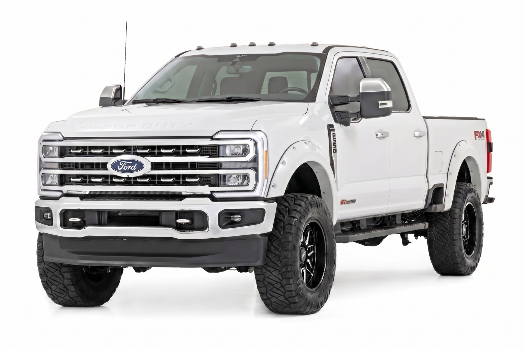 Pocket Fender Flares | Z1 Oxford White | Ford F-250/F-350 Super Duty (23-26) — view 2