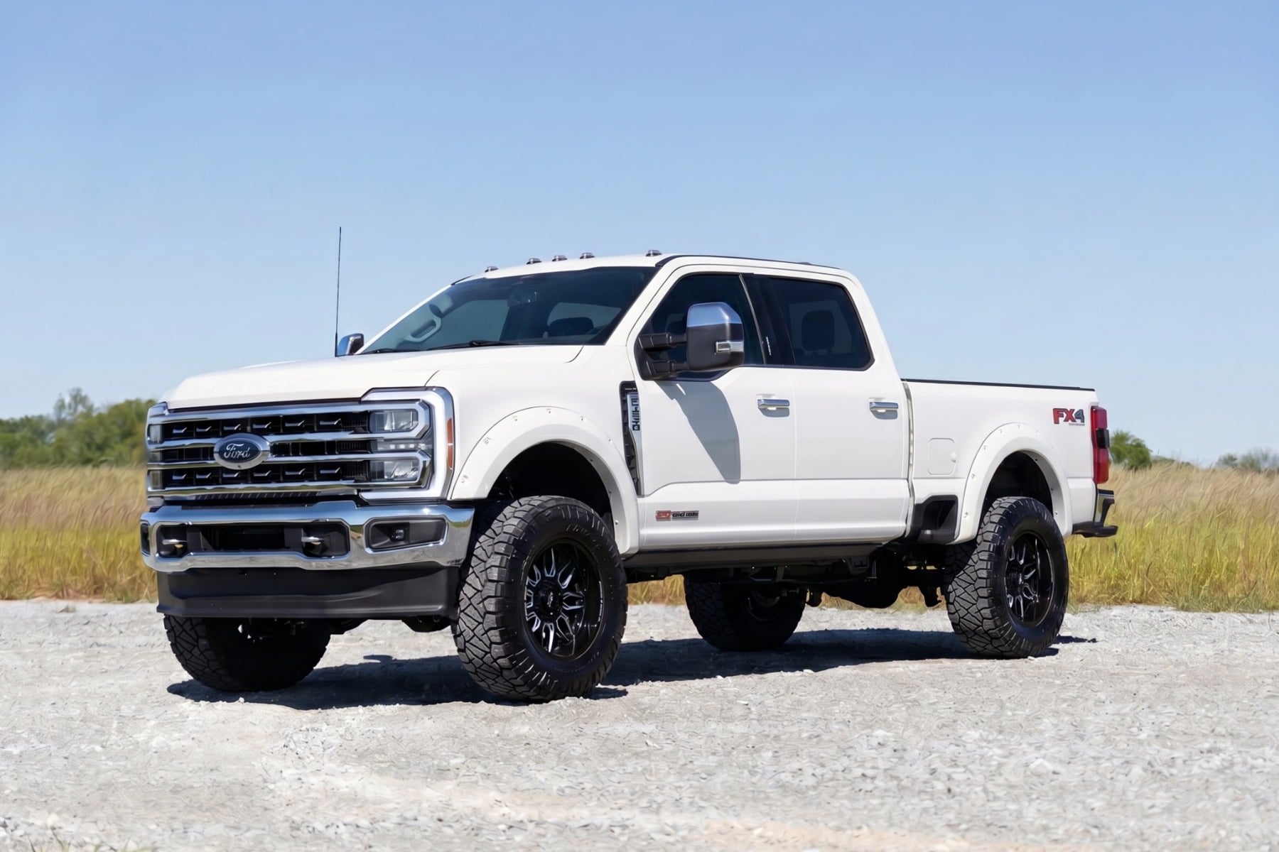 Pocket Fender Flares | YZ Oxford White | Ford F-250/F-350 Super Duty (23-26) view 5