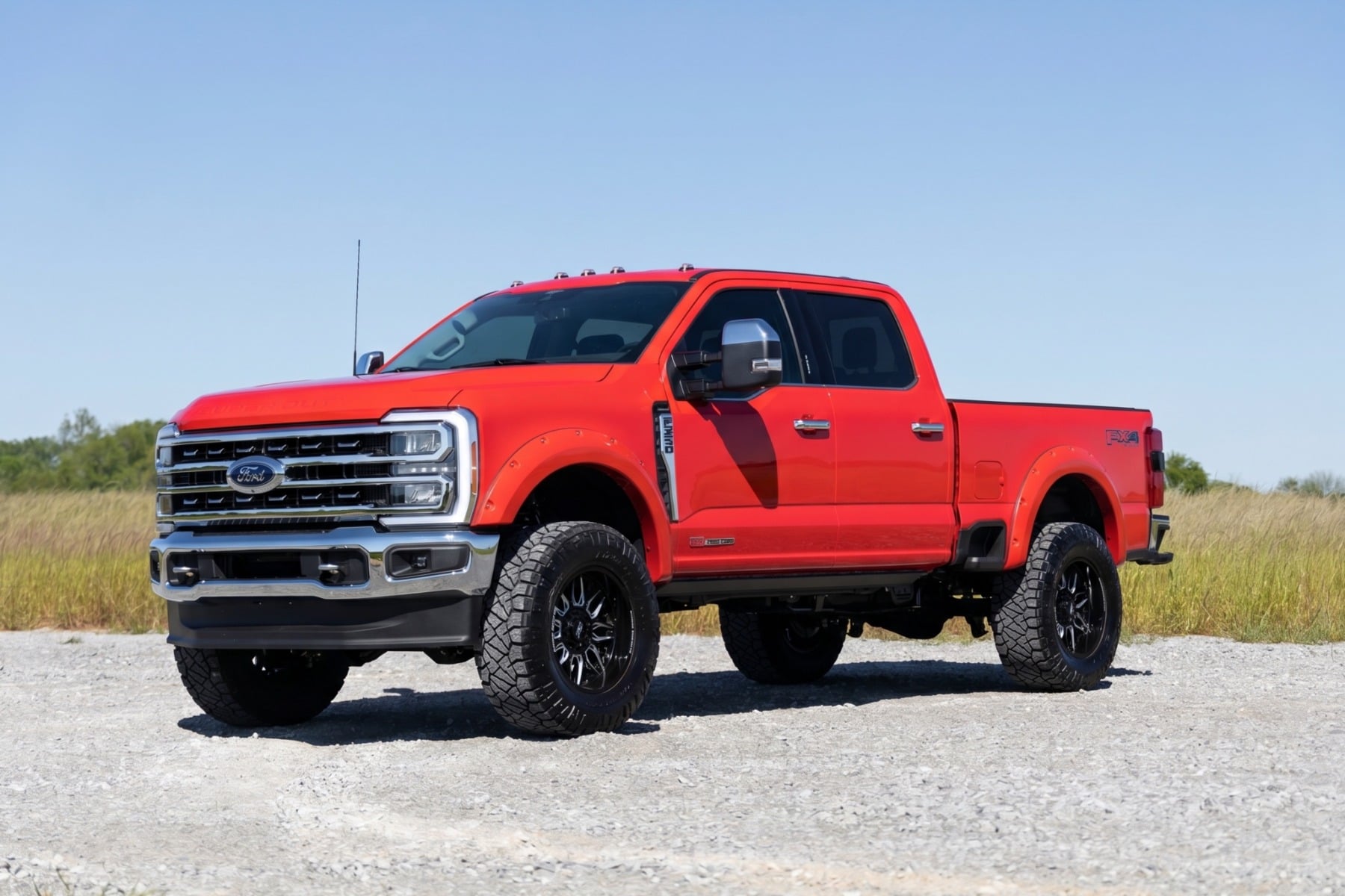 Pocket Fender Flares | PQ Race Red | Ford F-250/F-350 Super Duty (23-26) view 5