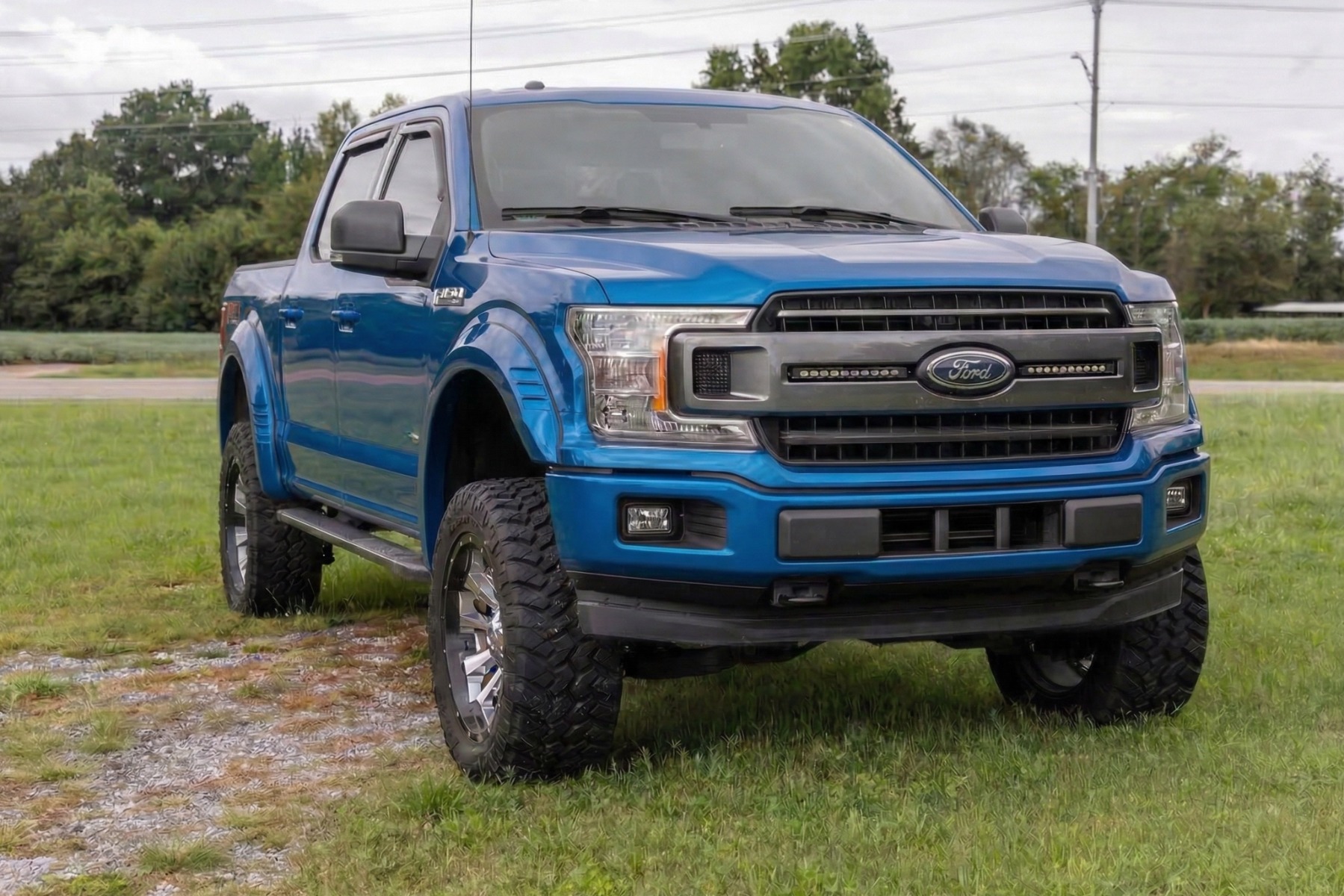 SF1 Fender Flares | E7 Velocity Blue | Ford F-150 2WD/4WD (2018-2020) view 6