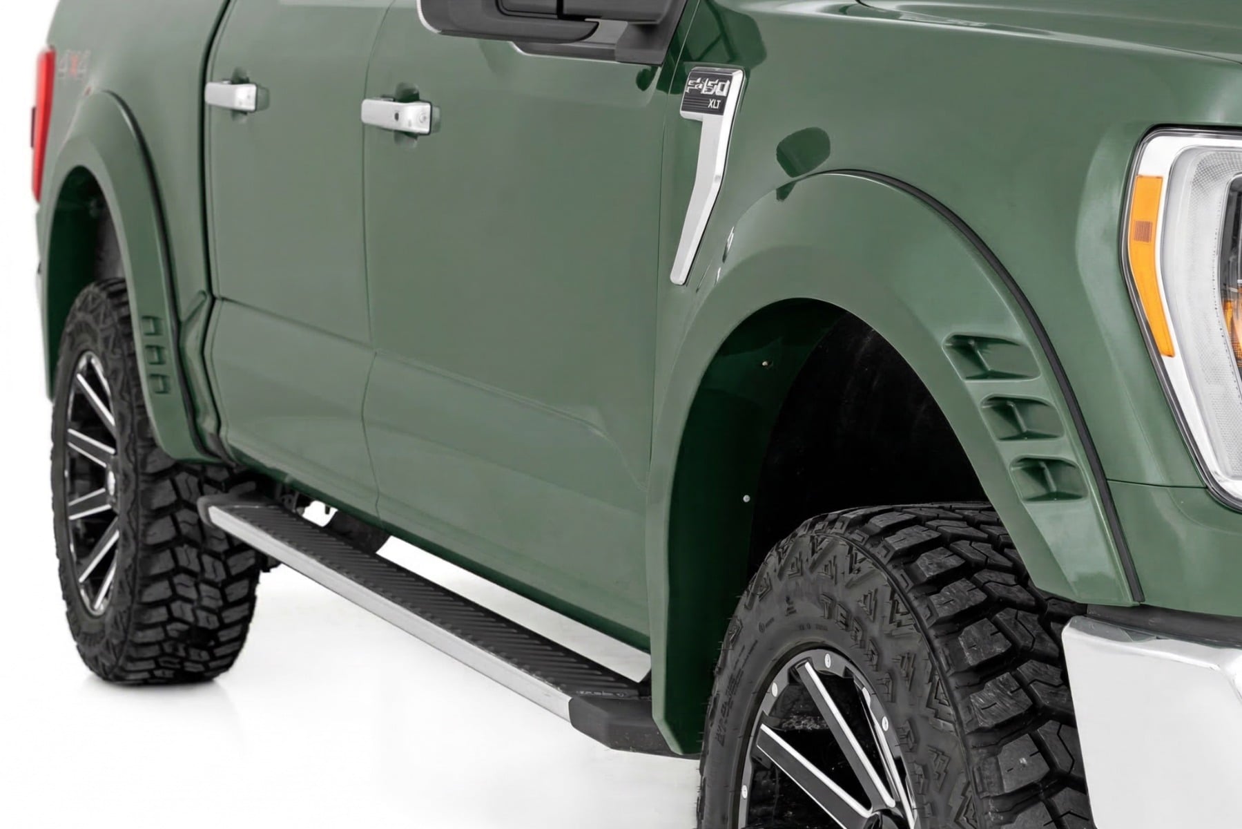 SF1 Fender Flares | DB Shelter Green | Ford F-150 2WD/4WD (2021-2026) view 4