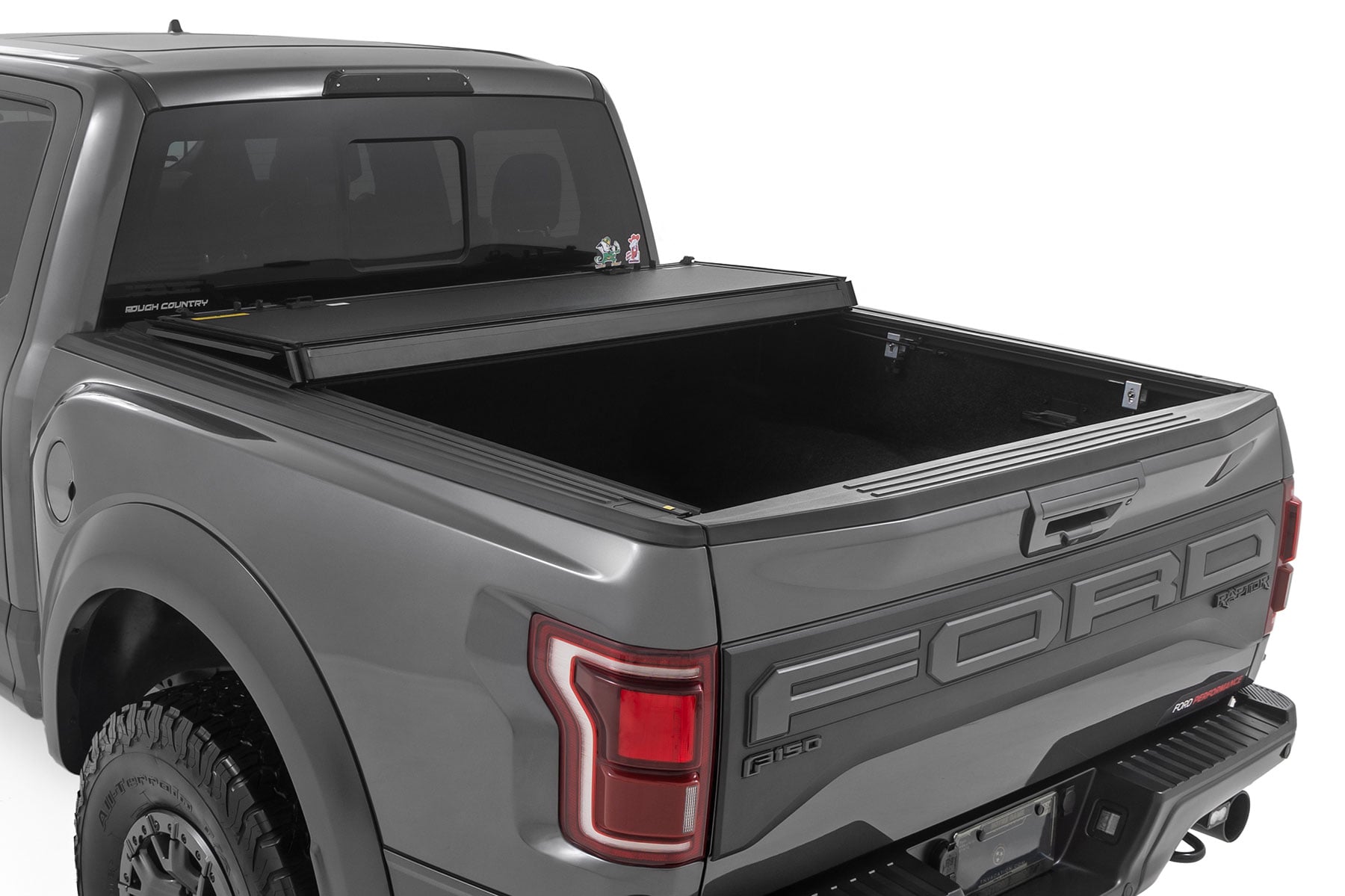 Hard Tri-Fold Flip Up Bed Cover | 5'7" Bed | Ford F-150 (21-26)/F-150 Lightning (22-26) view 4