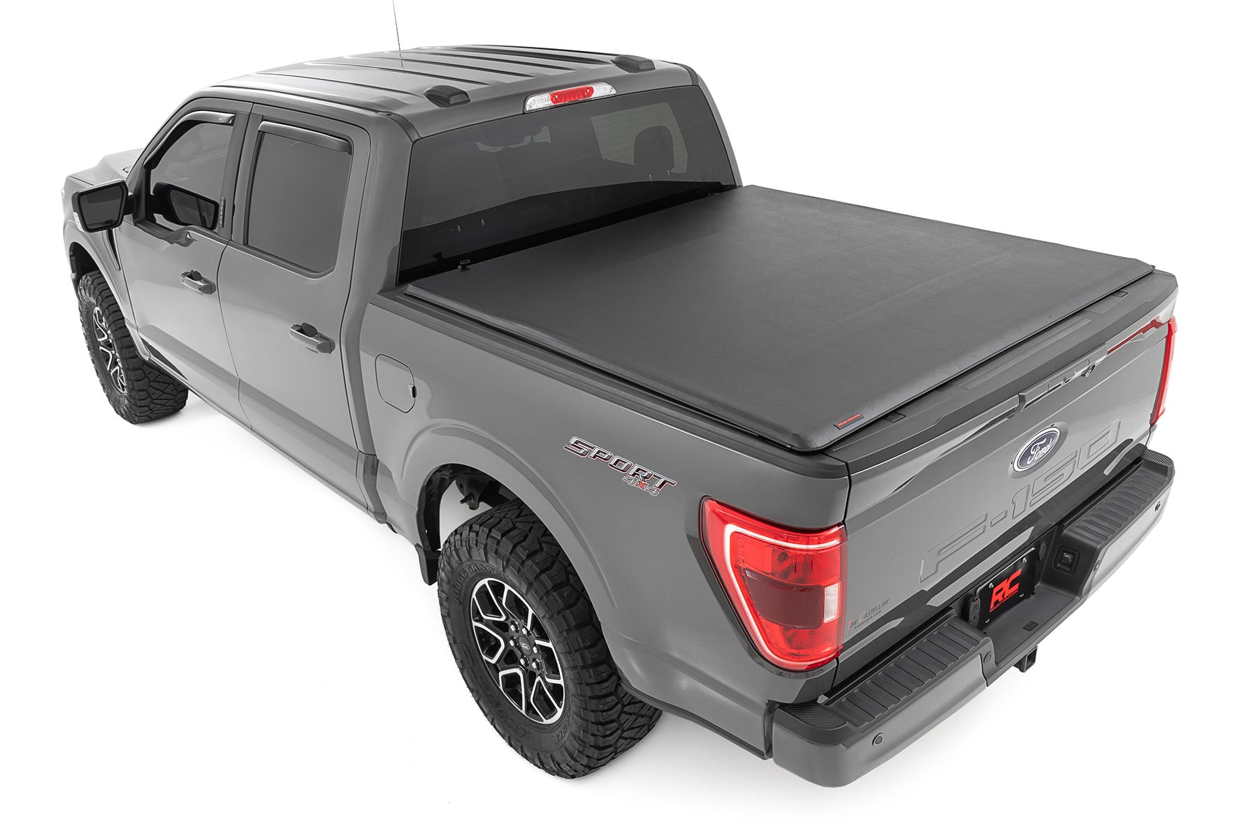 Soft Roll Up Bed Cover | 6'7" Bed | Ford F-150/F-150 Lightning/Raptor  (15-26) — view 3