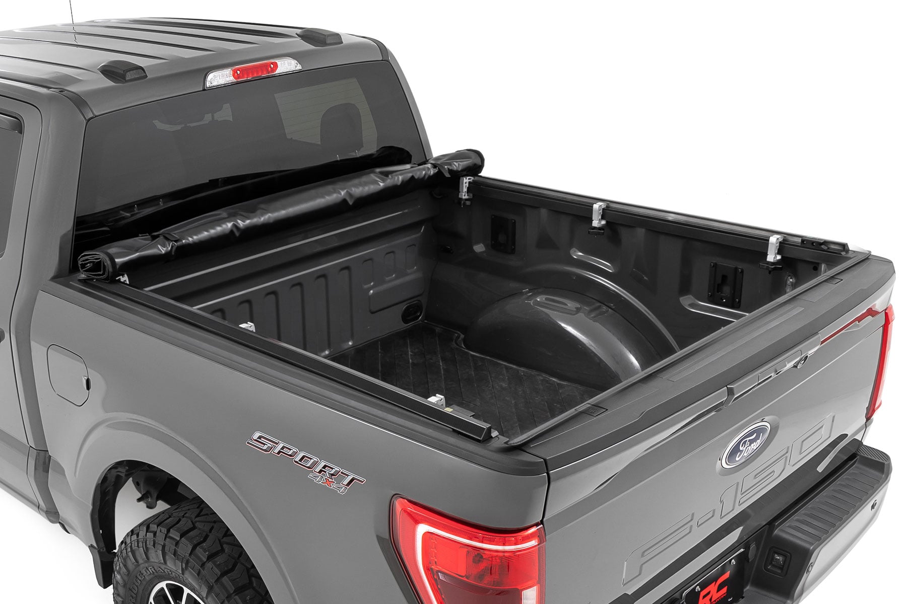Soft Roll Up Bed Cover | 6'7" Bed | Ford F-150/F-150 Lightning/Raptor  (15-26) — view 5