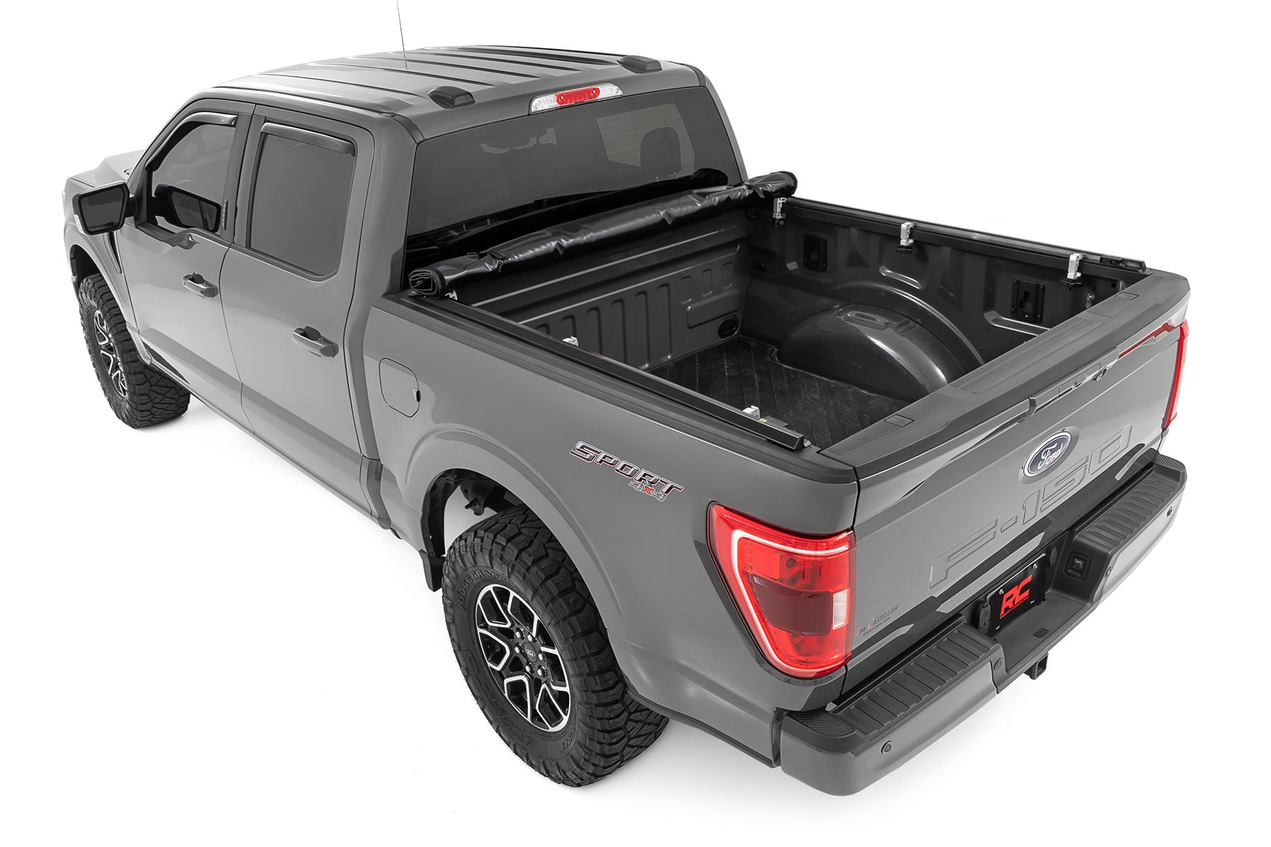 Soft Roll Up Bed Cover | 6'7" Bed | Ford F-150/F-150 Lightning/Raptor  (15-26) — view 6