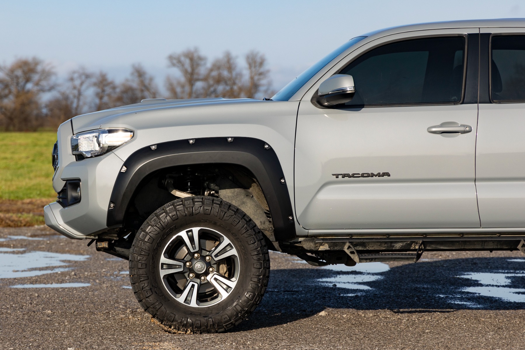 Pocket Fender Flares | 1D6 Silver Sky Metallic | Toyota Tacoma 2WD/4WD (16-23) — view 5