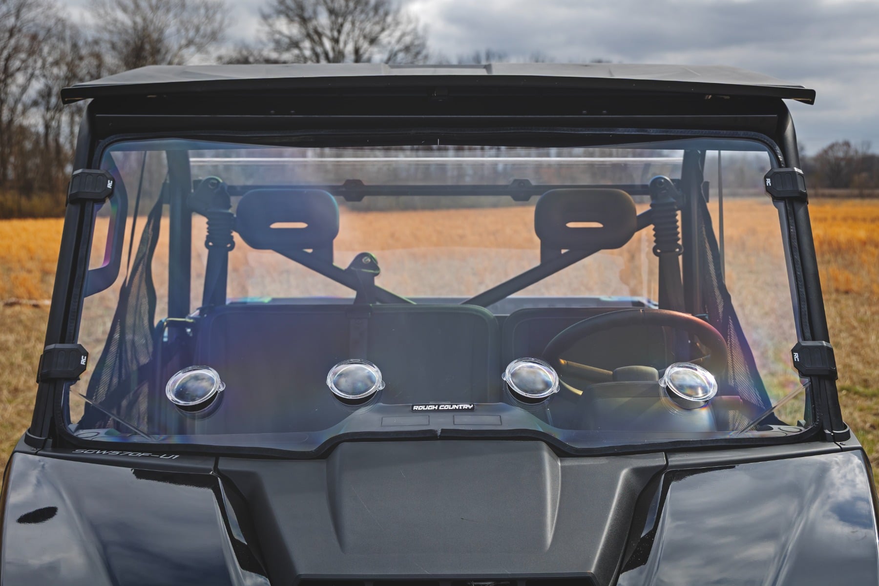 Vented Full Windshield | Scratch Resistant | Segway UT6 — view 5