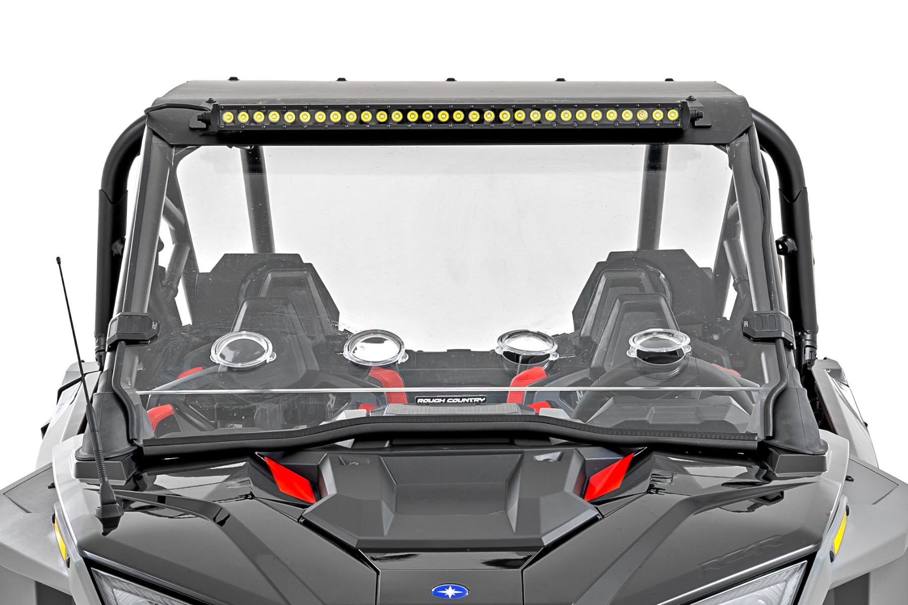 30" Single Row Light Mount | Front | Black Series | Polaris RZR Turbo R — view 3