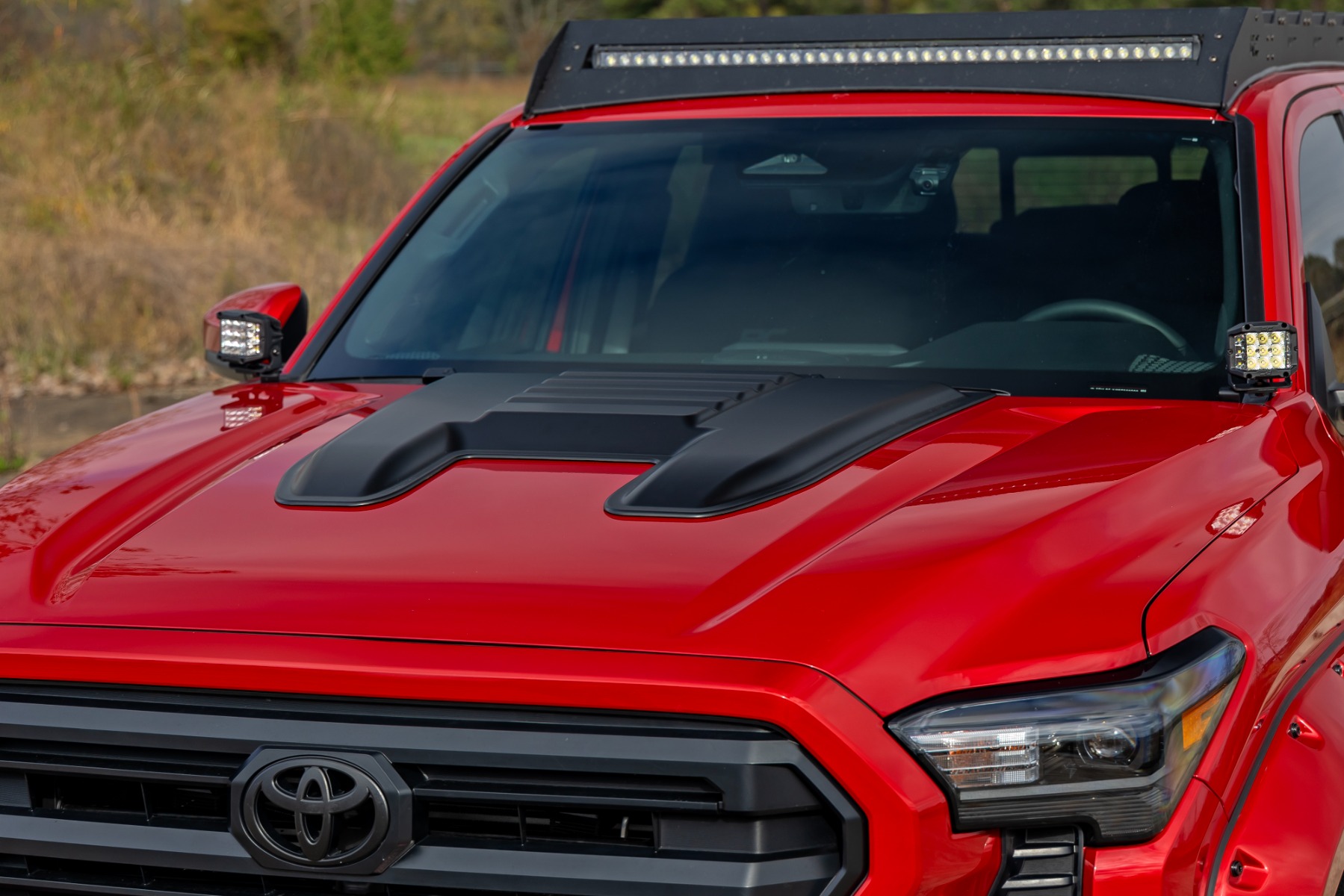 Hood Scoop | 3U5 Supersonic Red | Toyota 4Runner (25-26)/Tacoma (24-26) — view 6