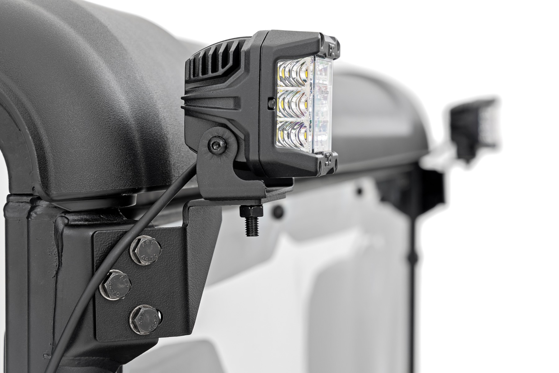 LED Light Kit | Rear Mount | 2" Black Pair | White DRL | CFMOTO UFORCE U10 Pro — view 4