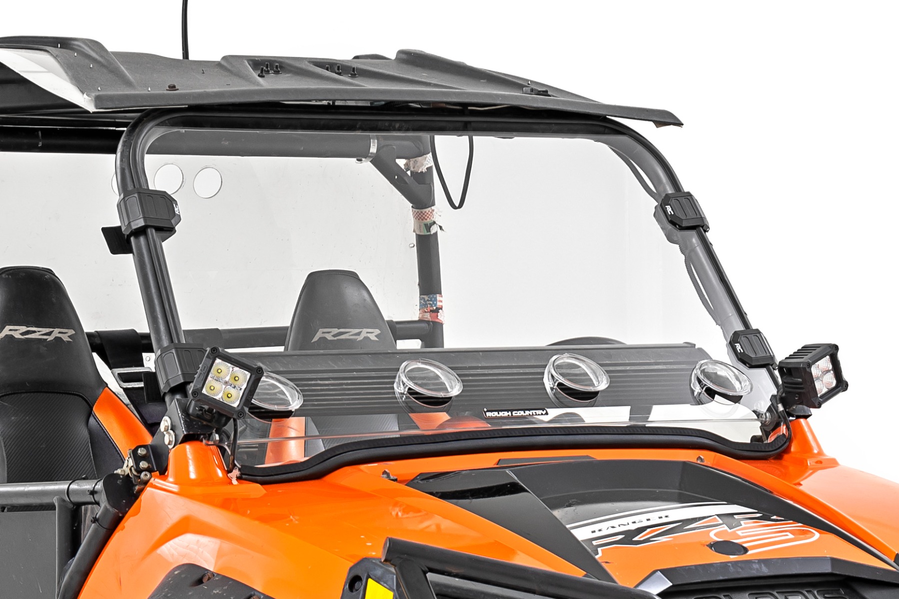 Vented Full Windshield | Scratch Resistant | Polaris Ranger