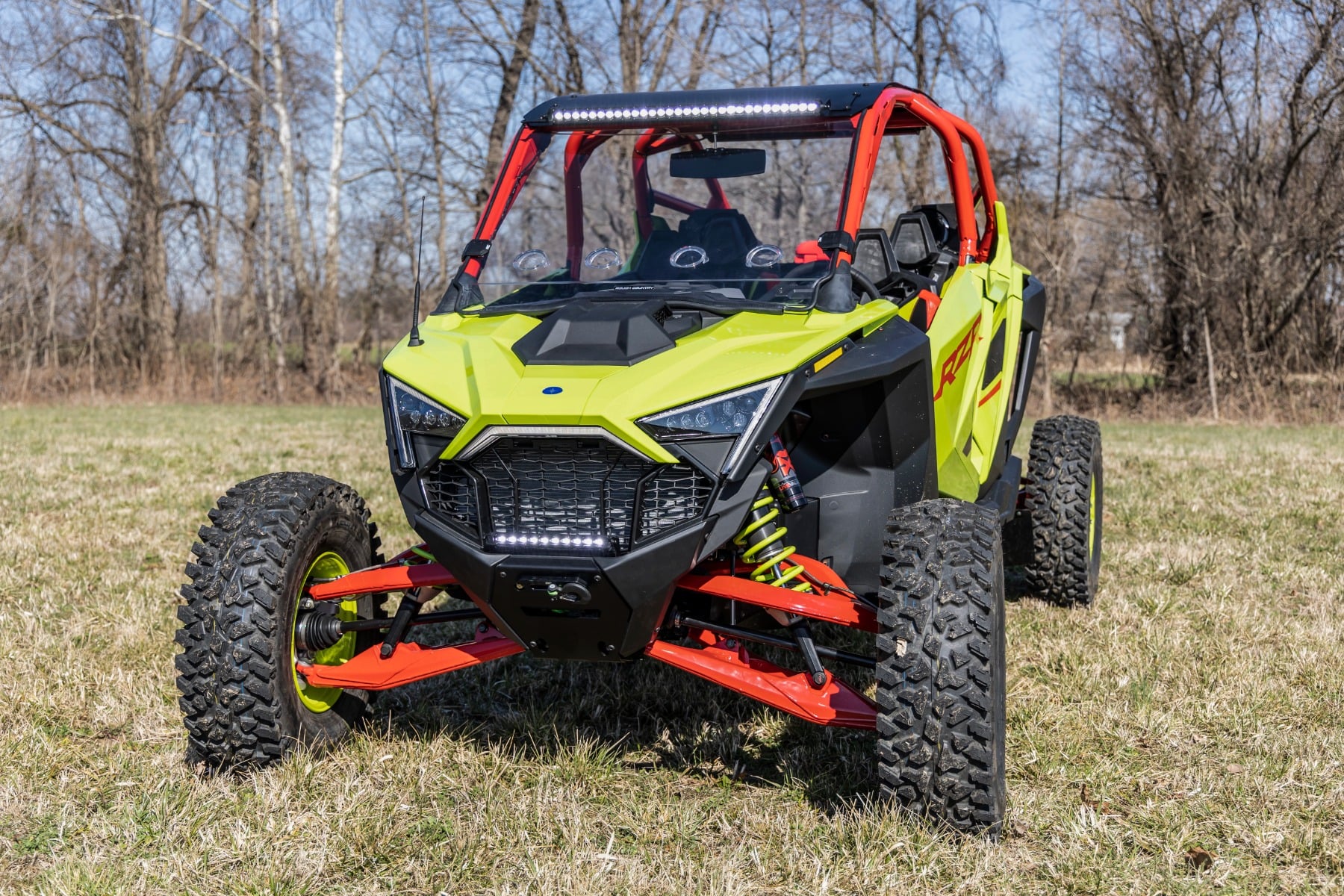 Vented Full Windshield | Scratch Resistant | Polaris RZR Turbo R — view 6