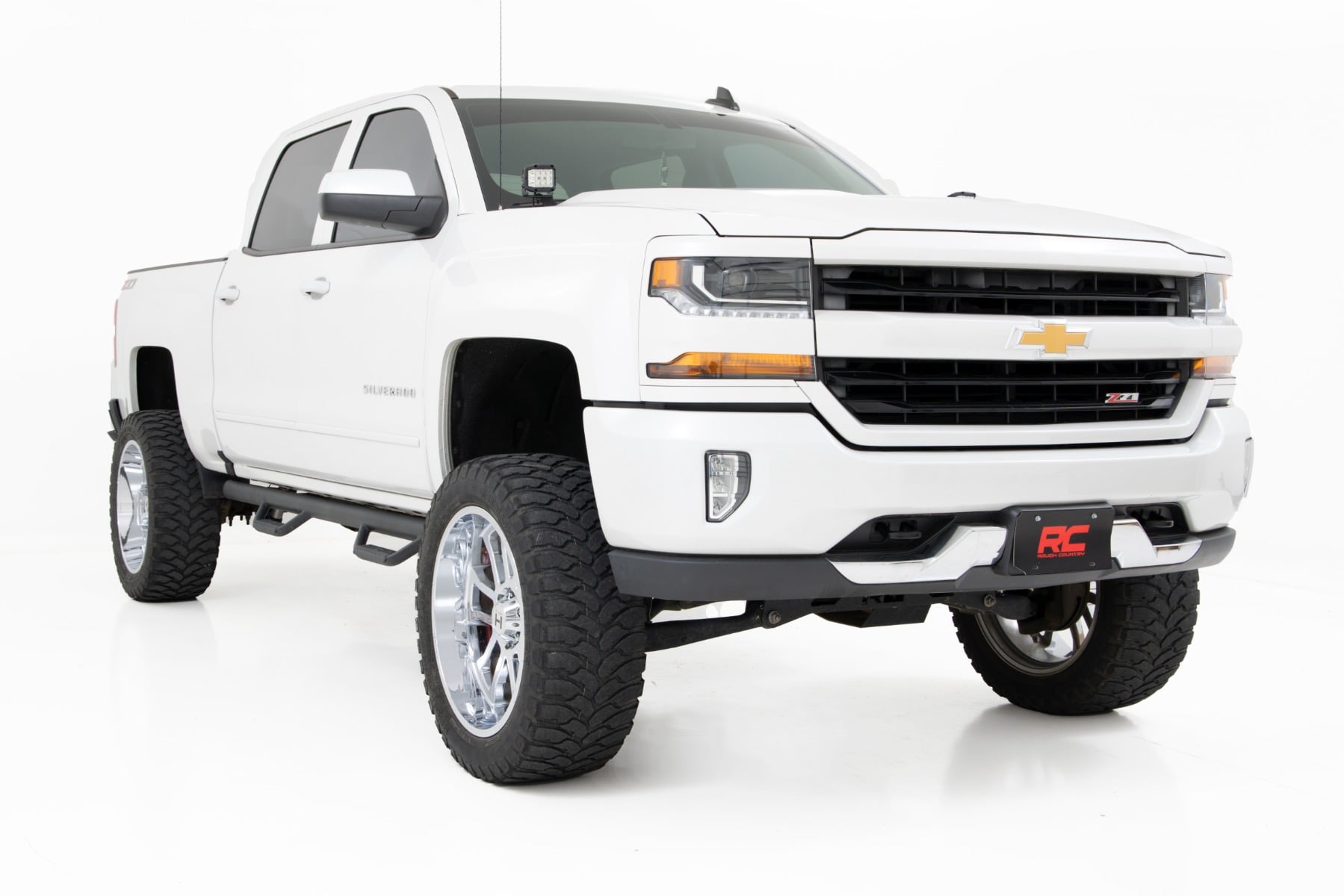 LED Ditch Light Kit | 2in Black Pair | White DRL | Chevy/GMC 1500 (14-18 & Classic) — view 4
