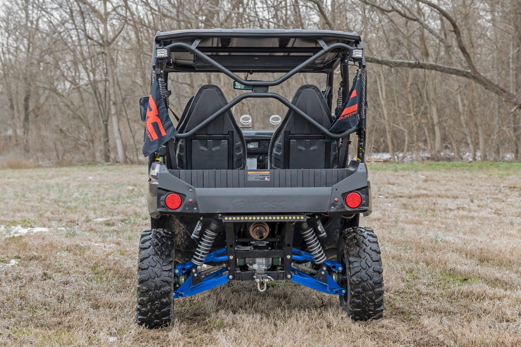LED Light Kit | Rear Mount | 2" Black Pair | Flood | Kawasaki Teryx 4 1000/Teryx4 800 view 5