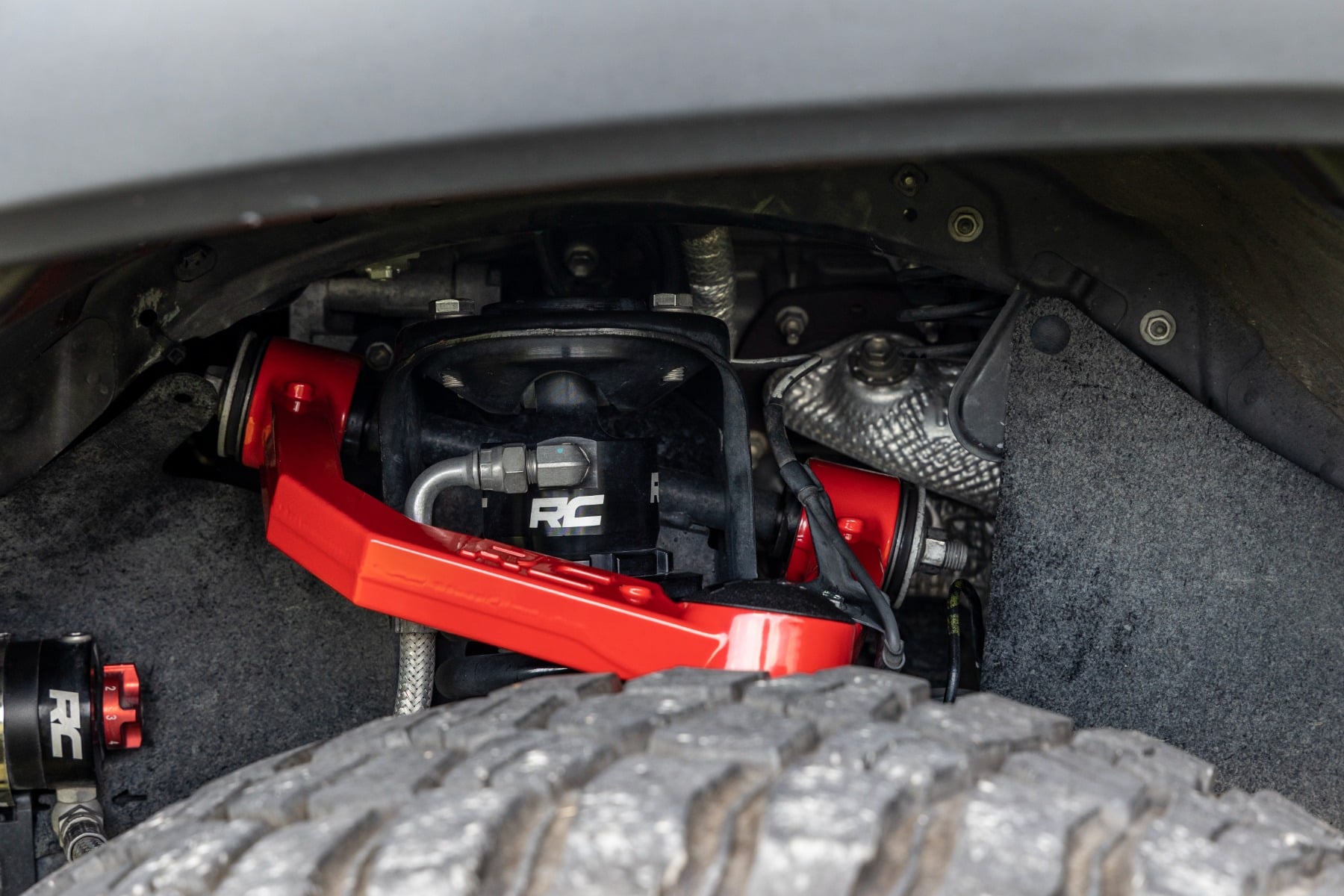 Red Forged Upper Control Arms | 3.5" Of Lift | Toyota 4Runner (10-24)/Tacoma (05-23) — view 3