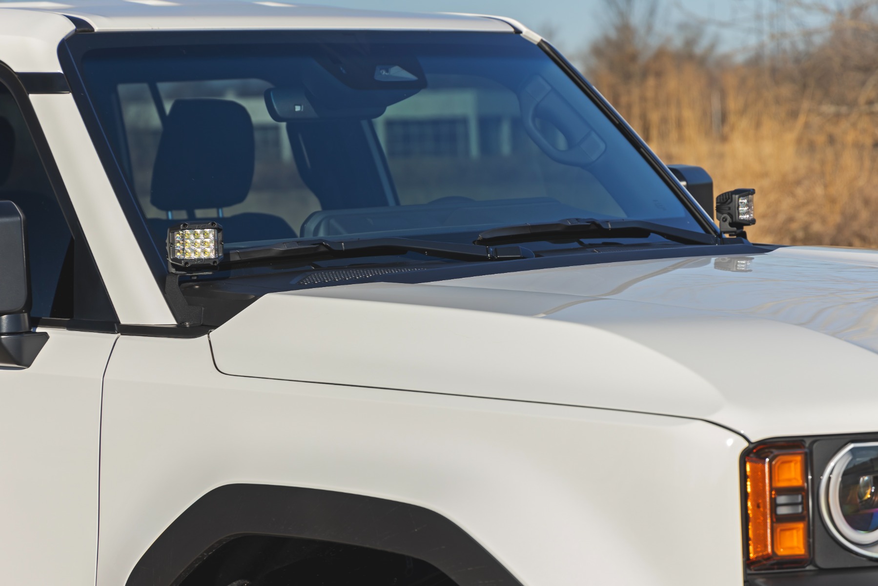LED Light Kit | Ditch Mount | 2" Black Pair | Amber DRL | Toyota Land Cruiser (24-26) — view 5