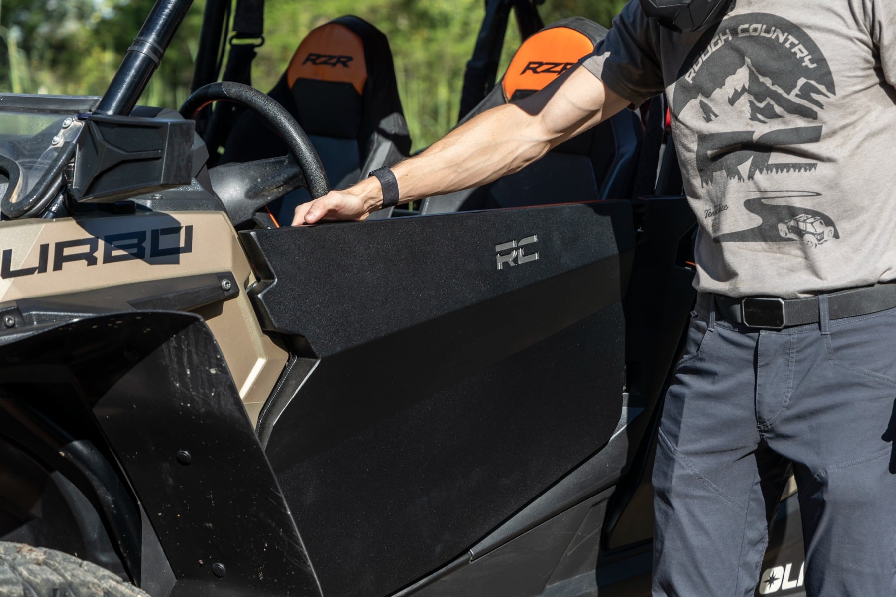 Aluminum Lower Half Doors | Rear | Polaris RZR XP 4 1000/RZR XP 4 Turbo S — view 3