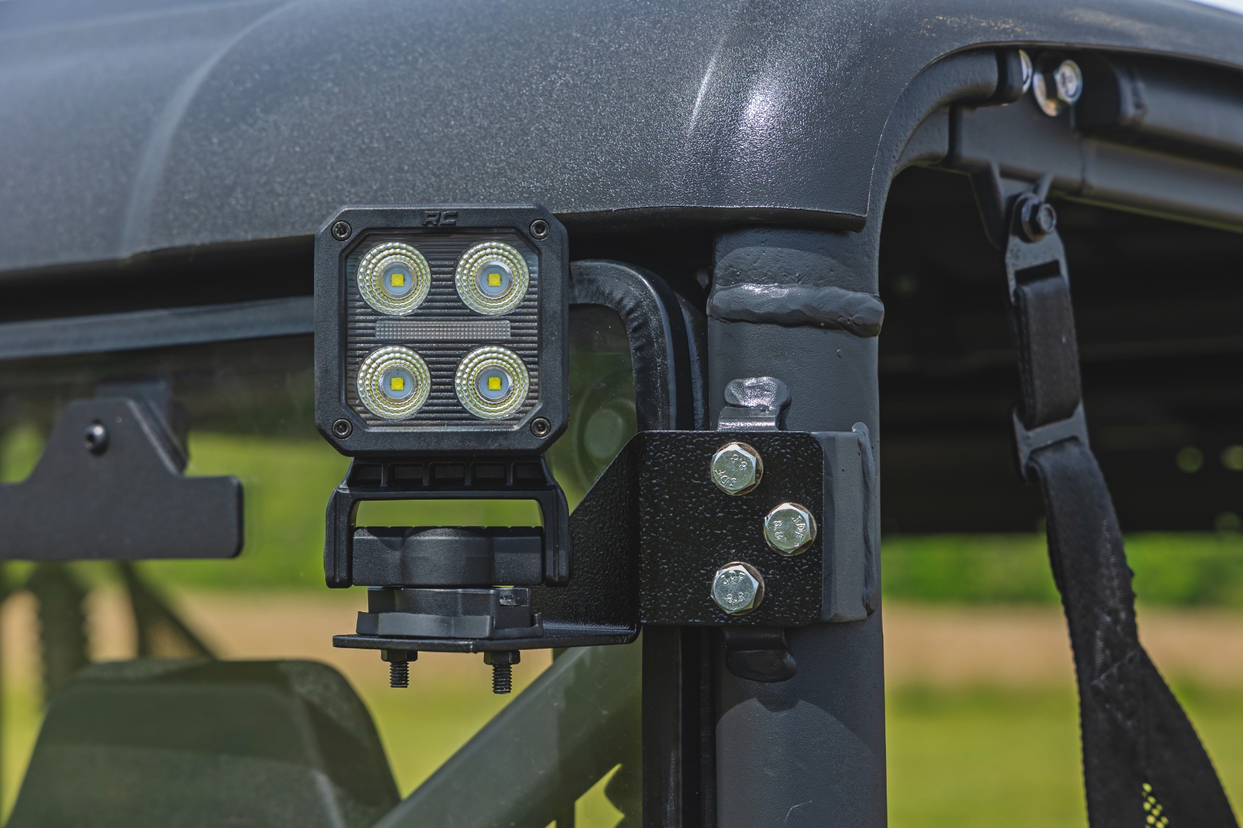 LED Light Kit | Rear Mount | 2" Black Pair | White DRL | CFMOTO UFORCE 1000 — view 6