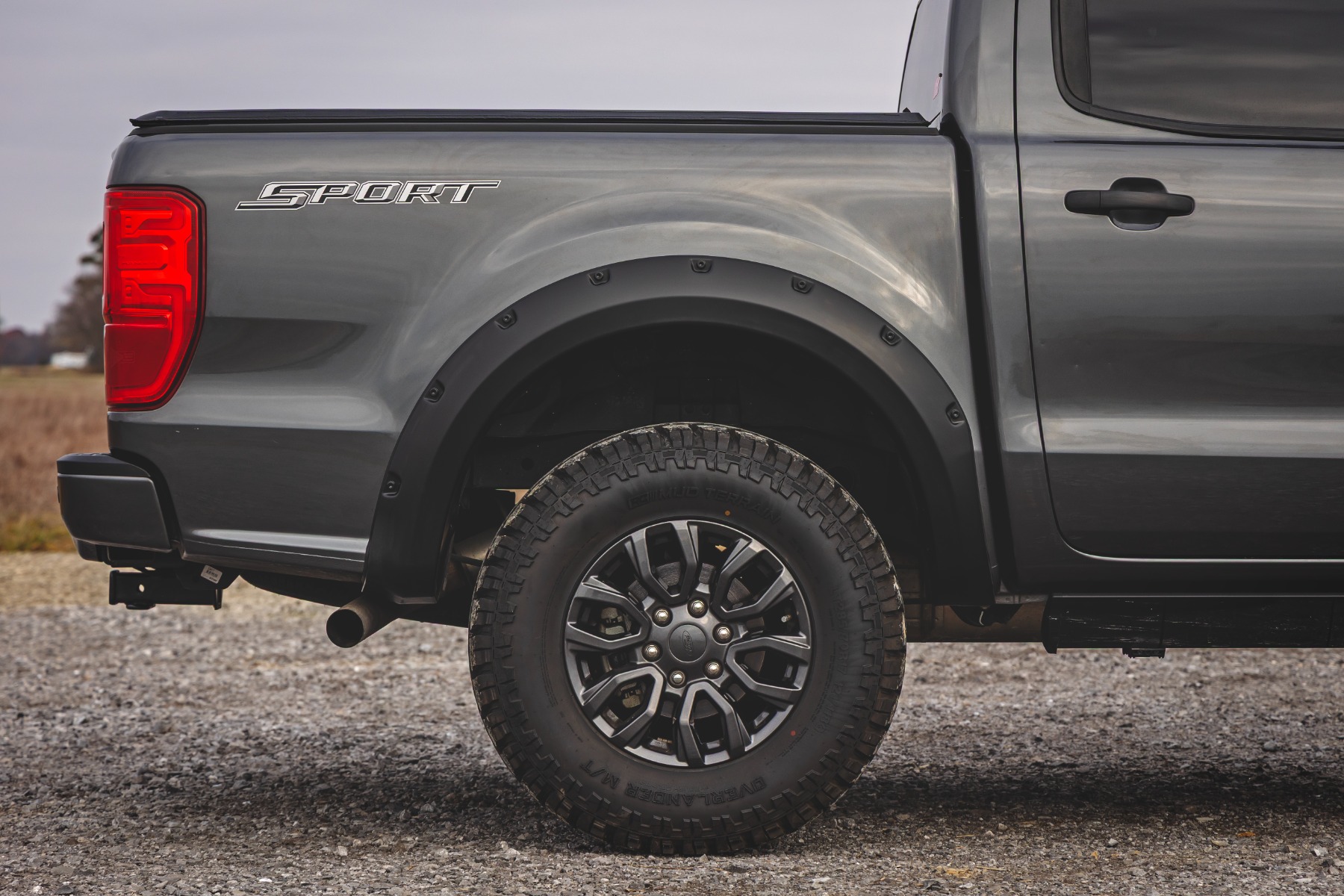 Pocket Fender Flares | J7 Magnetic Gray | Ford Ranger 2WD/4WD (2019-2023) view 6