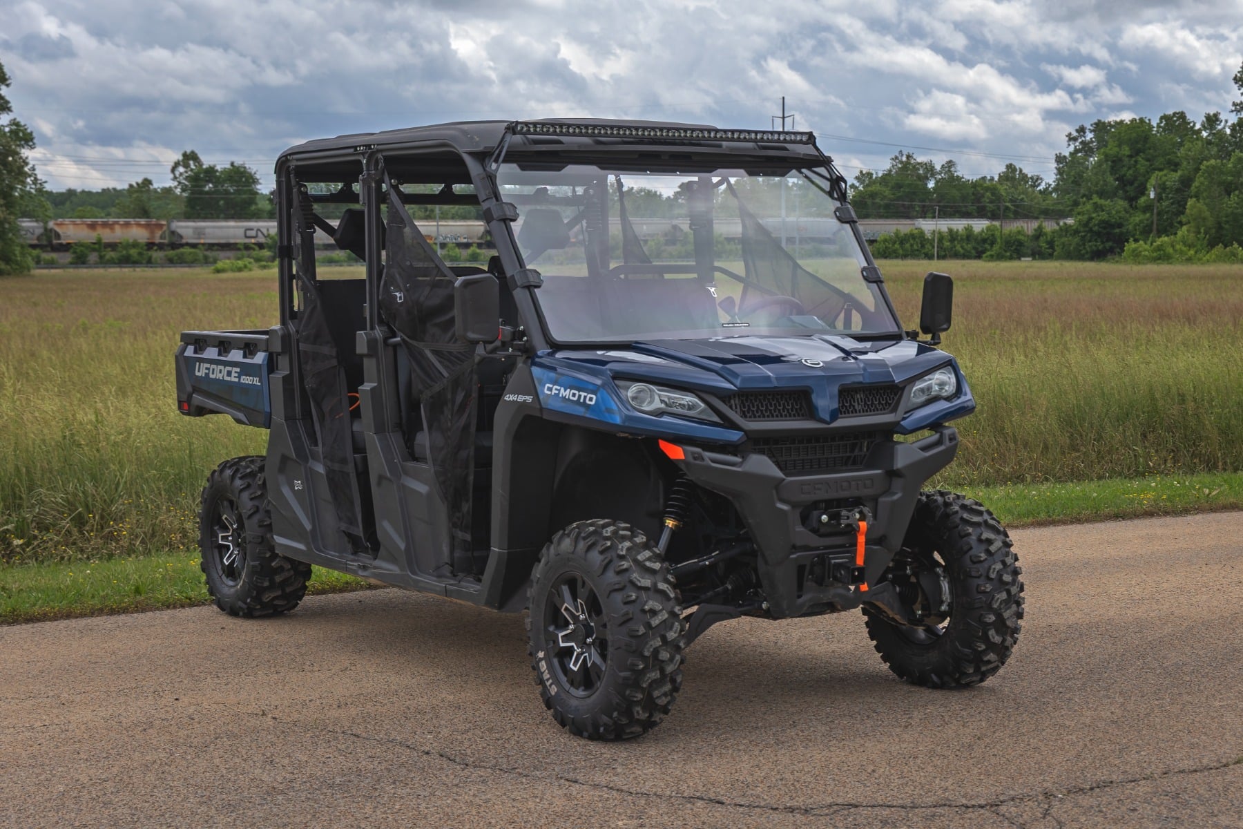 LED Light Kit | Front Mount | 50" Black Single Row | CFMOTO UFORCE 1000 view 6