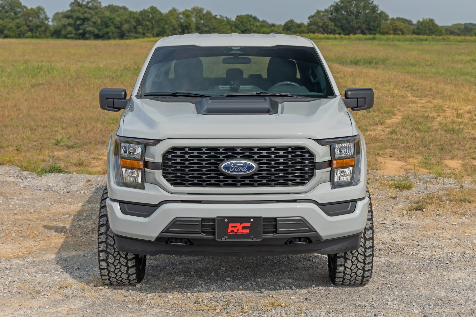 Hood Scoop | D1 Stone Gray | Ford F-150 2WD/4WD (2021-2026) — view 6