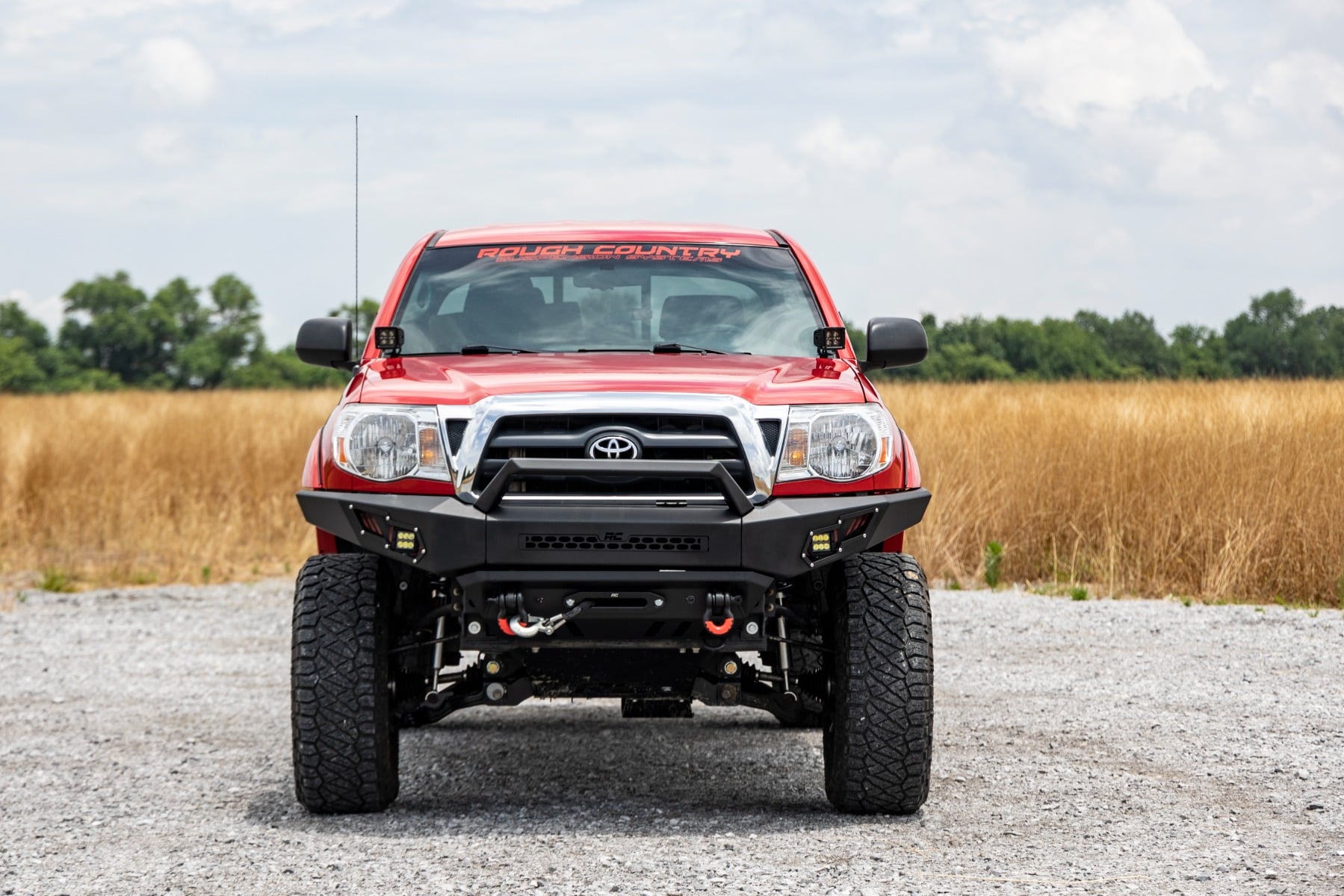 LED Light Kit | Ditch Mount | 2" Black Pair | Flood | Toyota Tacoma (05-15) view 6