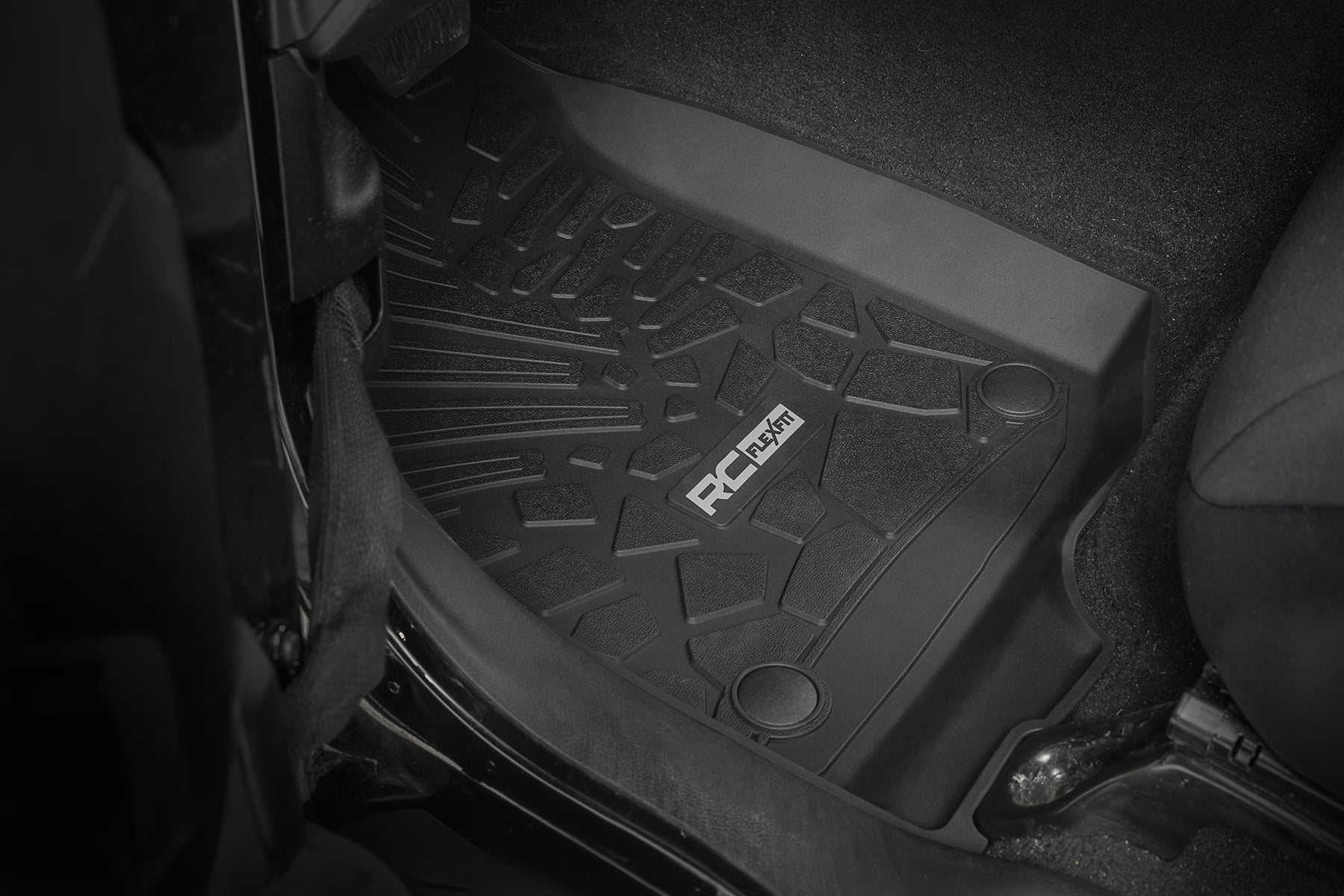 Flex Fit Floor Mats | FR | 4 Door | Jeep Wrangler Unlimited 4WD (2018-2026) — view 2