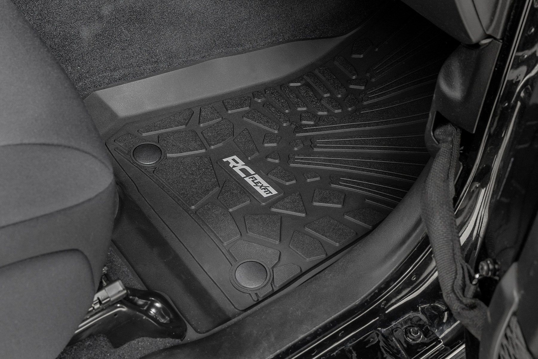 Flex Fit Floor Mats | FR | 4 Door | Jeep Wrangler Unlimited 4WD (2018-2026) — view 3