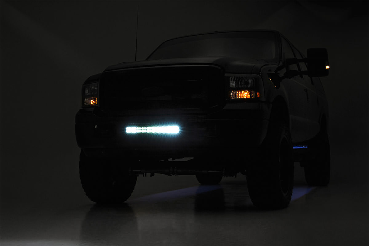 LED Light Kit | Bumper Mount | 20" Spectrum Dual Row | Ford F-250/F-350 Super Duty (05-07) — view 3
