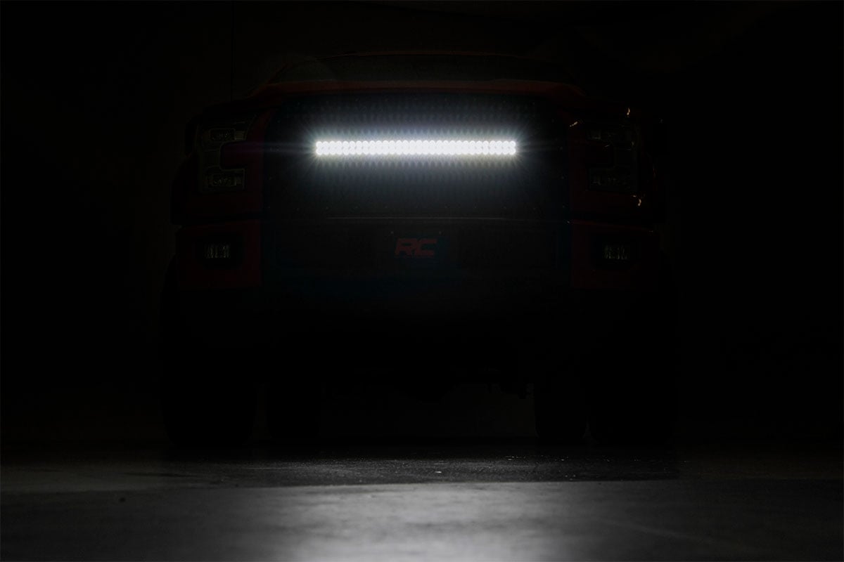 Mesh Grille | 30" Dual Row LED | Black | Ford F-150 2WD/4WD (2015-2017) — view 6