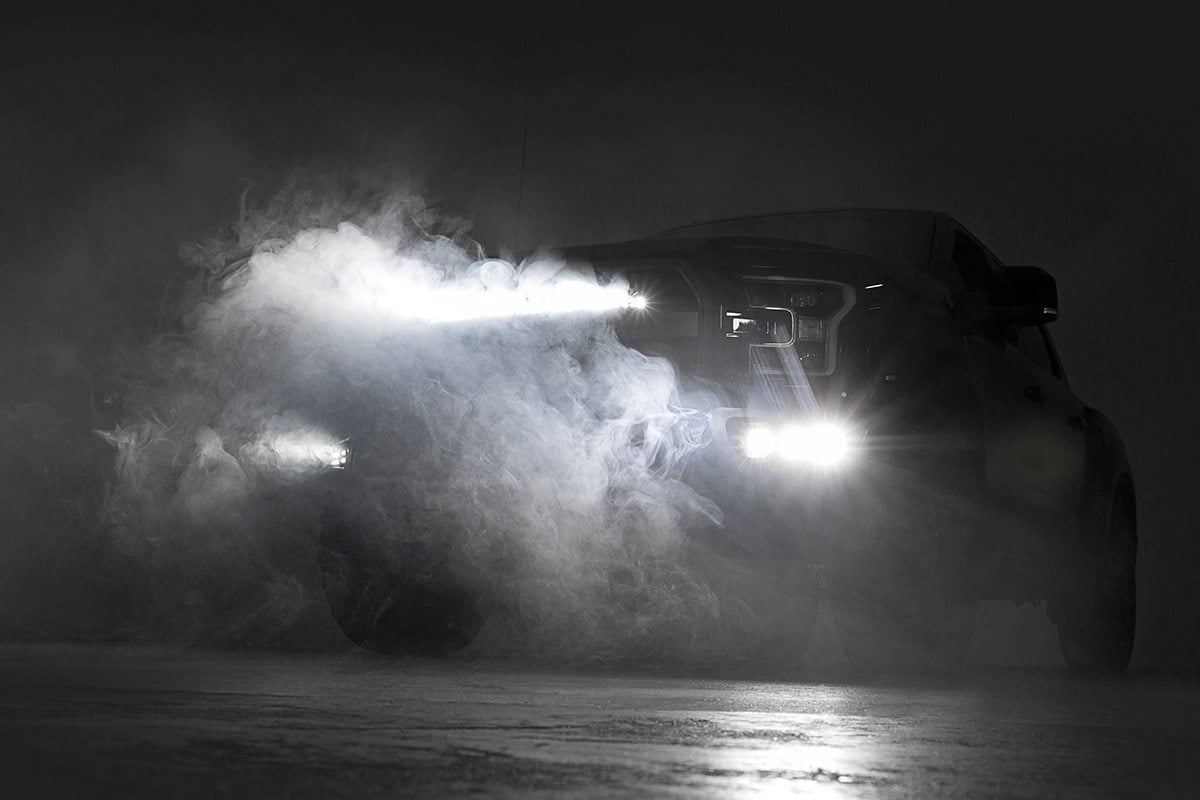 LED Light Kit | Grille Mount | 30" Black Single Row | Ford Raptor 4WD (17-20) — view 6