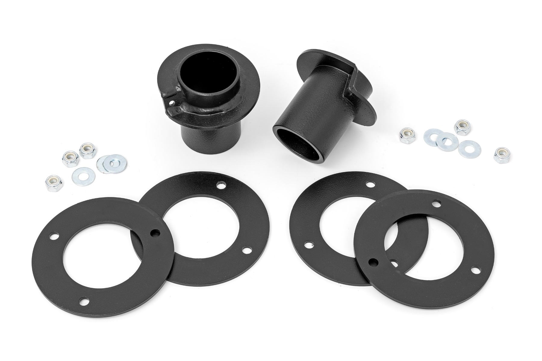 Rough Country 3/4 Inch Front Leveling Kit | Lowers Rear 1.5 Inches | Ford F-150 Lightning (22-26)