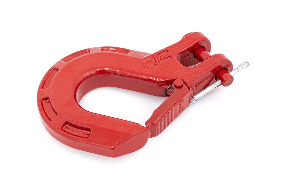 Winch Hook | Forged | Red — view 2