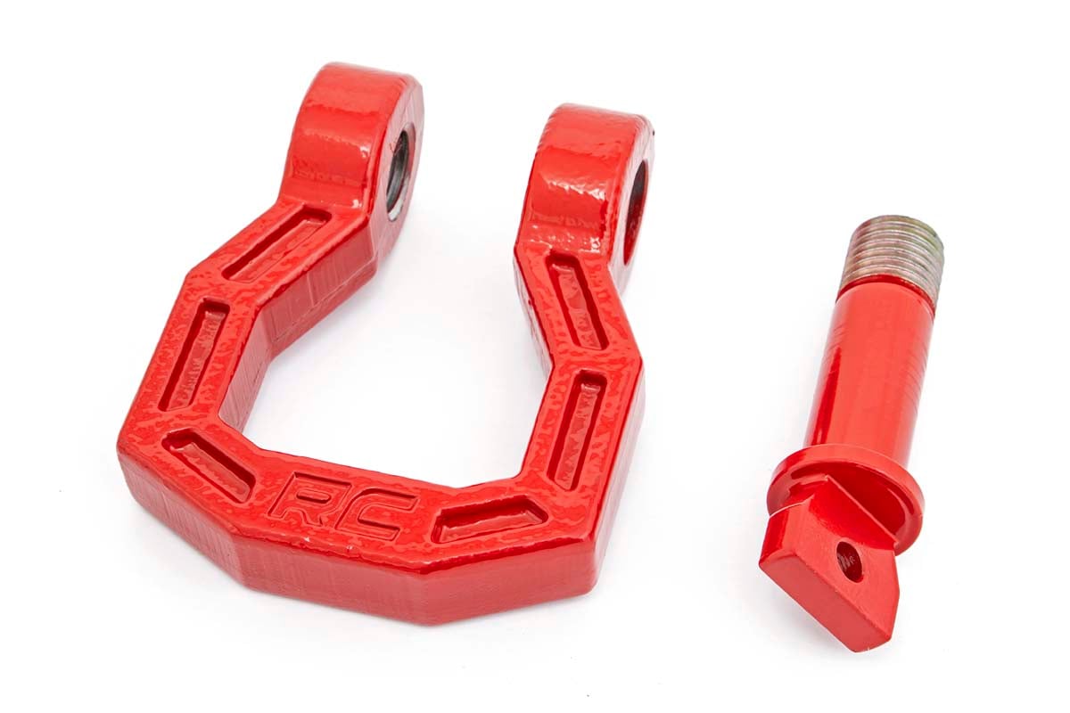 D-Ring | Forged | Pair | Red — view 2