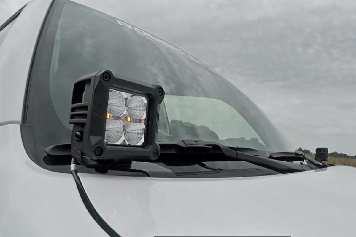 LED Light Kit | Ditch Mount | 2" Black Pair | White DRL | Toyota 4Runner (10-24) — view 3