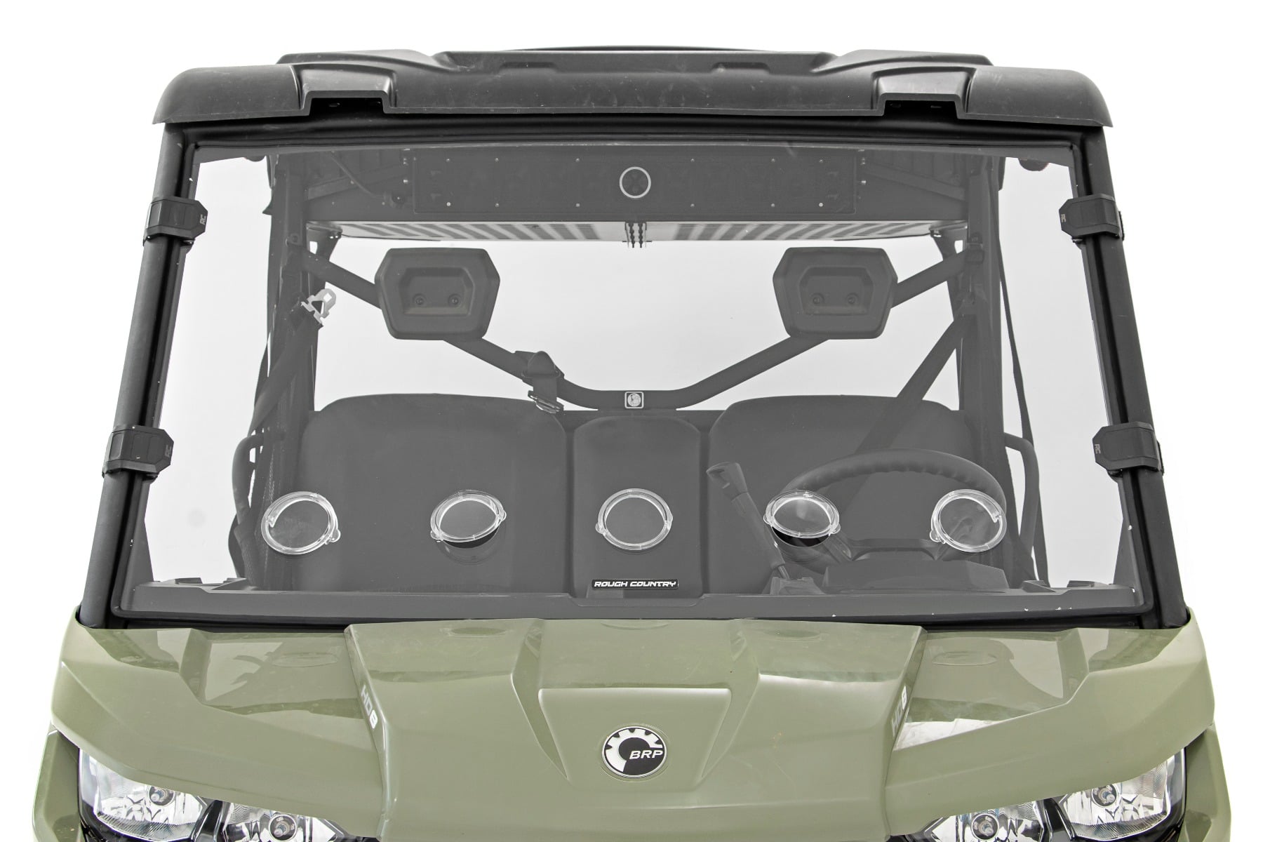Vented Full Windshield | Scratch Resistant | Can-Am Defender HD 5/HD 8/HD 9/HD 10 — view 2