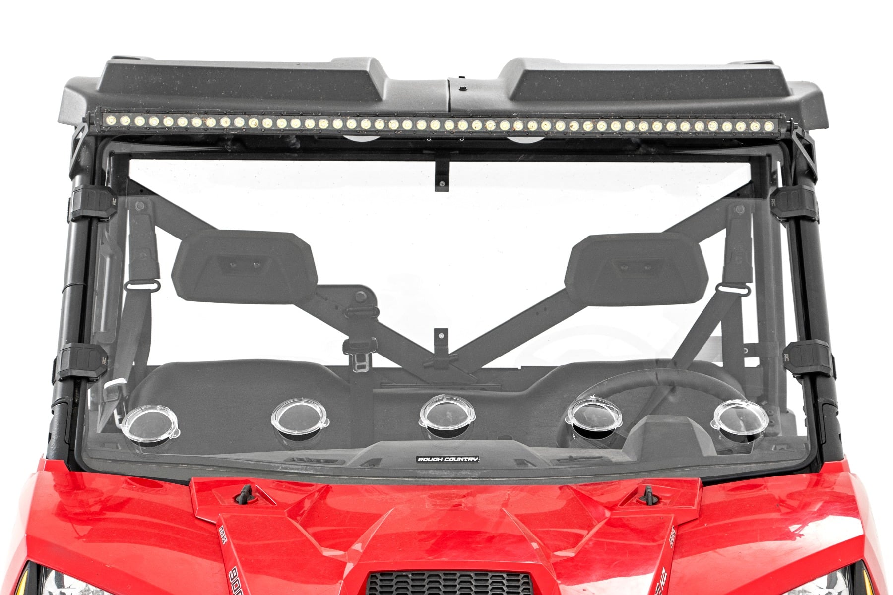 Vented Full Windshield | Scratch Resistant | Polaris Ranger 1000/Ranger XP 900/1000 — view 3