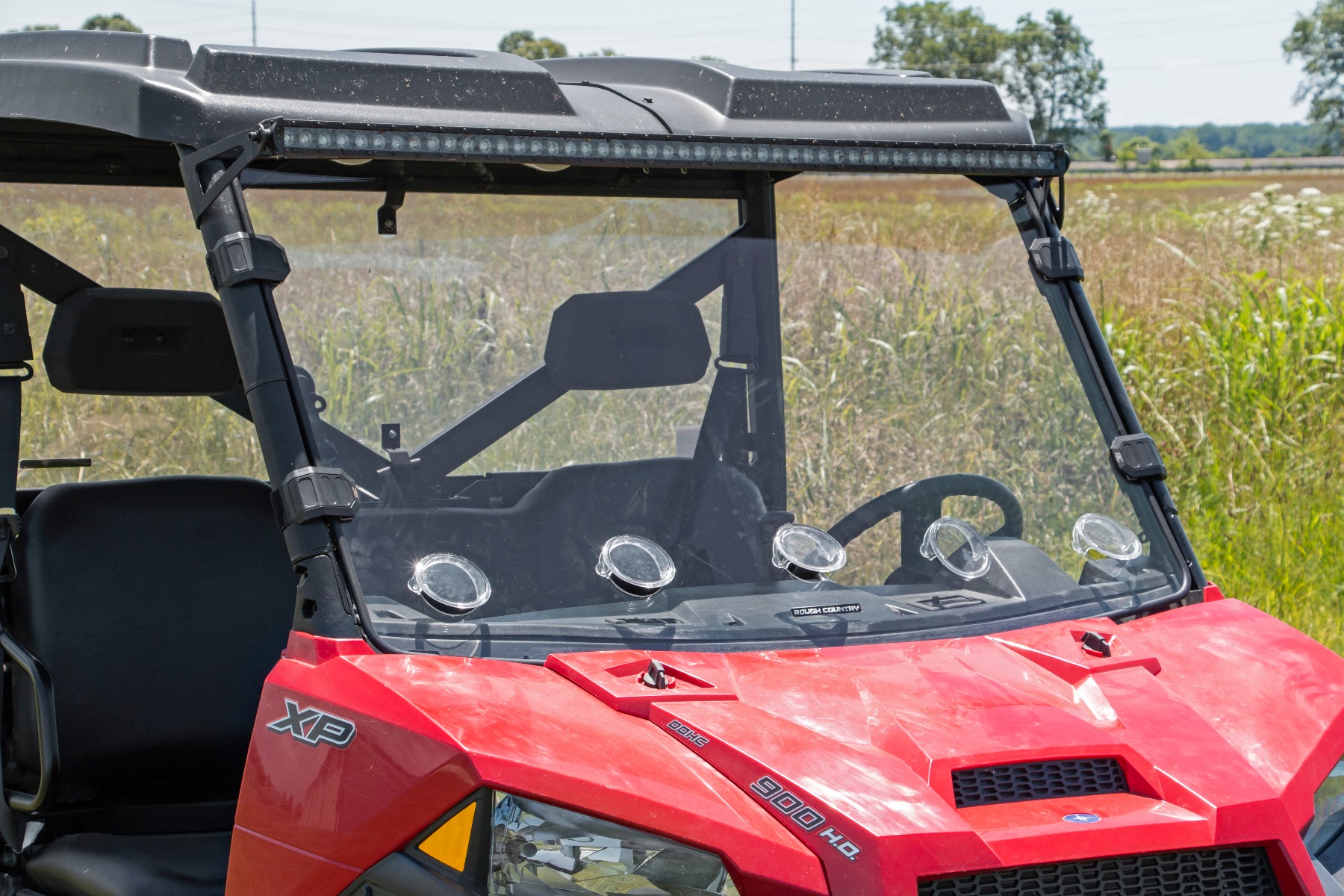 Vented Full Windshield | Scratch Resistant | Polaris Ranger 1000/Ranger XP 900/1000 — view 6