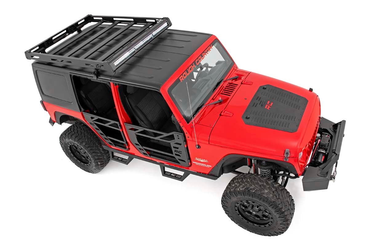 Roof Rack | Black Series Lights | Jeep Wrangler JK/Wrangler Unlimited  (07-18) — view 3