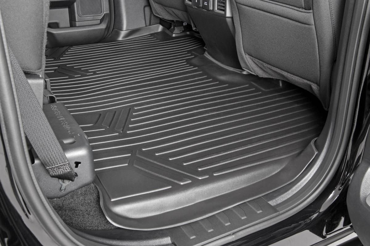 Floor Mats | FR & RR | Over Hump | Ford F-150 (15-26)/F-150 Lightning (22-26)/Raptor (17-26) — view 3