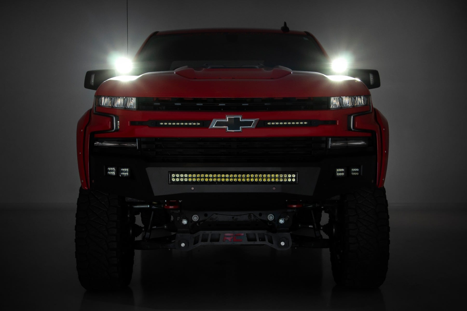 LED Light Kit | Ditch Mount | 2" Spectrum Pair | Spot | Chevy Silverado 1500 (19-26) — view 6