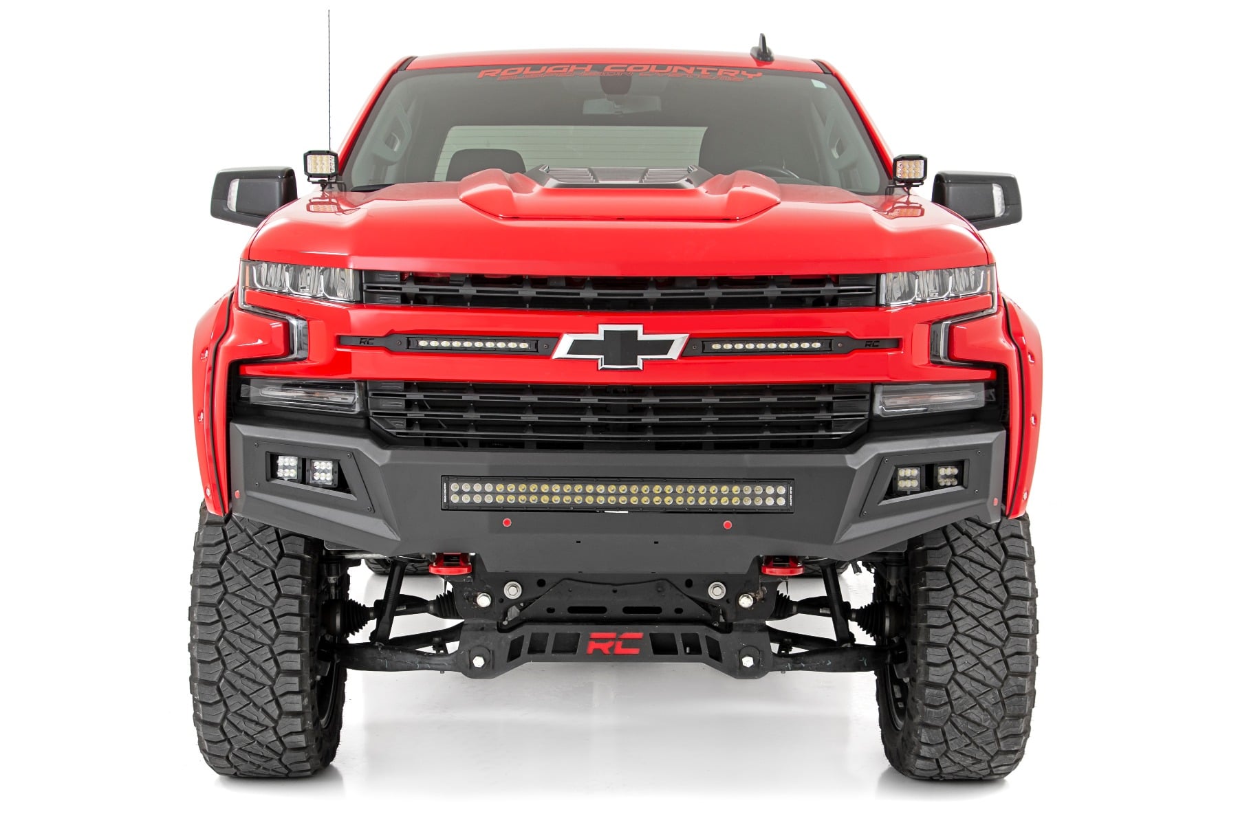 LED Light Kit | Ditch Mount | 2" Black Pair | Flood | Chevy Silverado 1500 (19-26) view 3