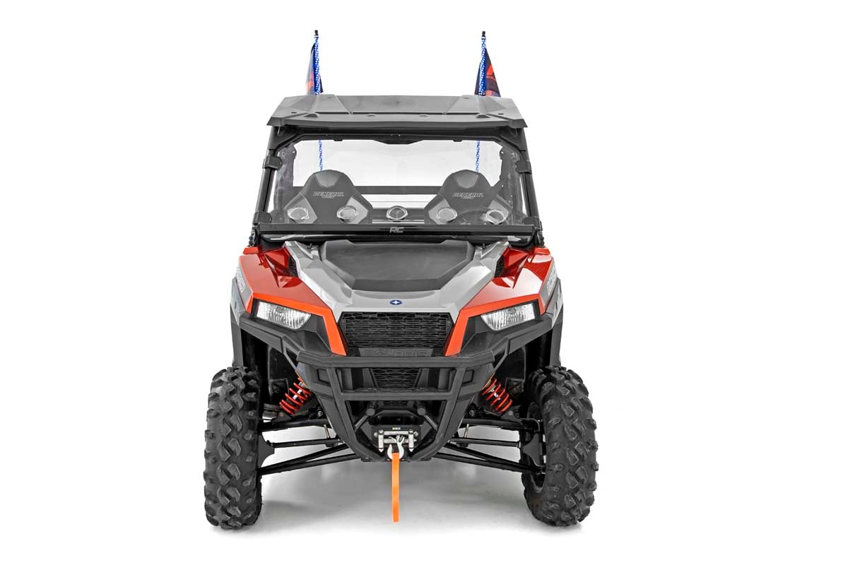 Whip Mount | Bed | 4' Multl-Color LED Whip Pair | Polaris General/Ranger 1000/Ranger XP 900/1000 — view 5