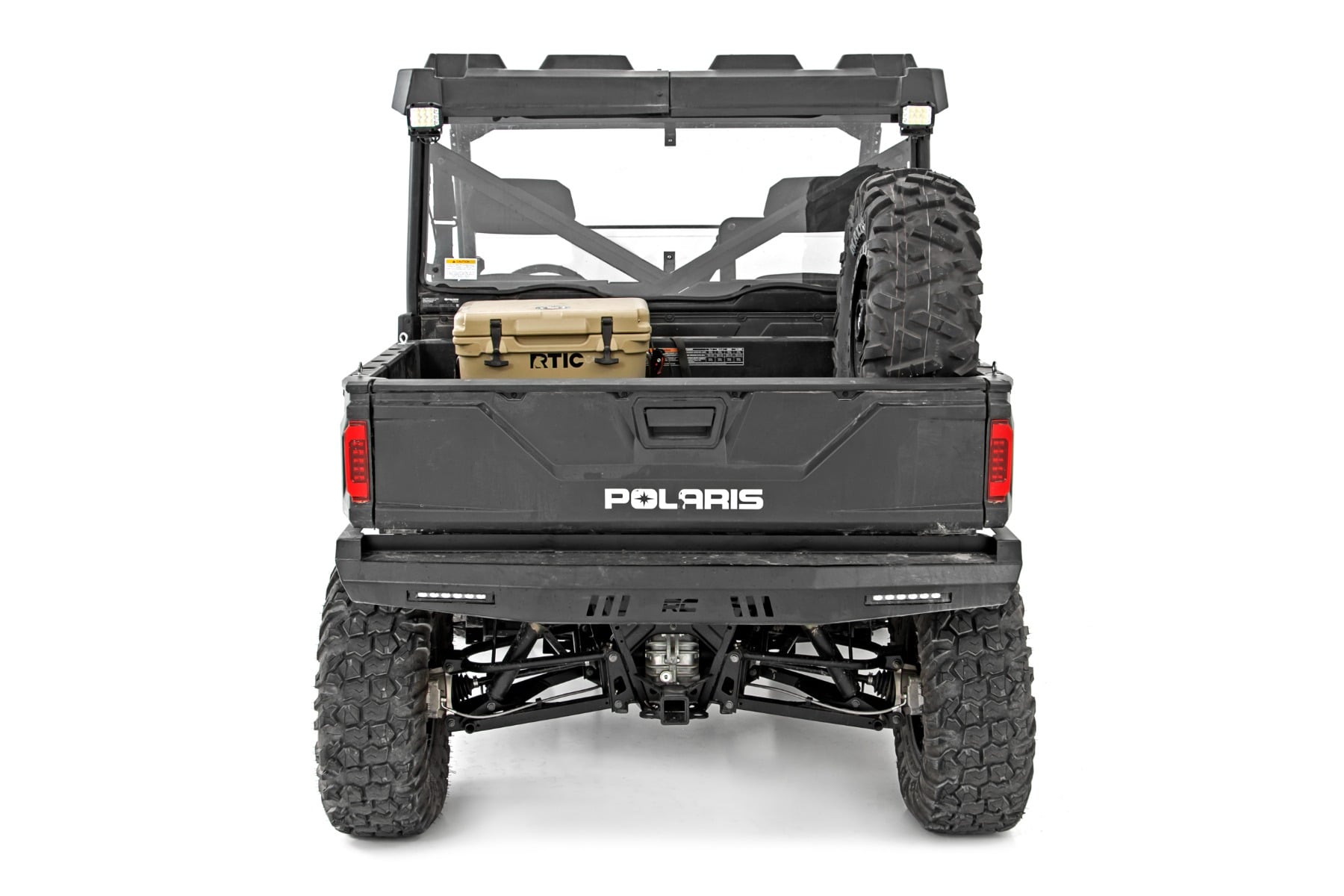 LED Light | RR Cage Mount | 2" Black Spot Pair | Polaris Ranger 1000/Ranger XP 900/1000 — view 3