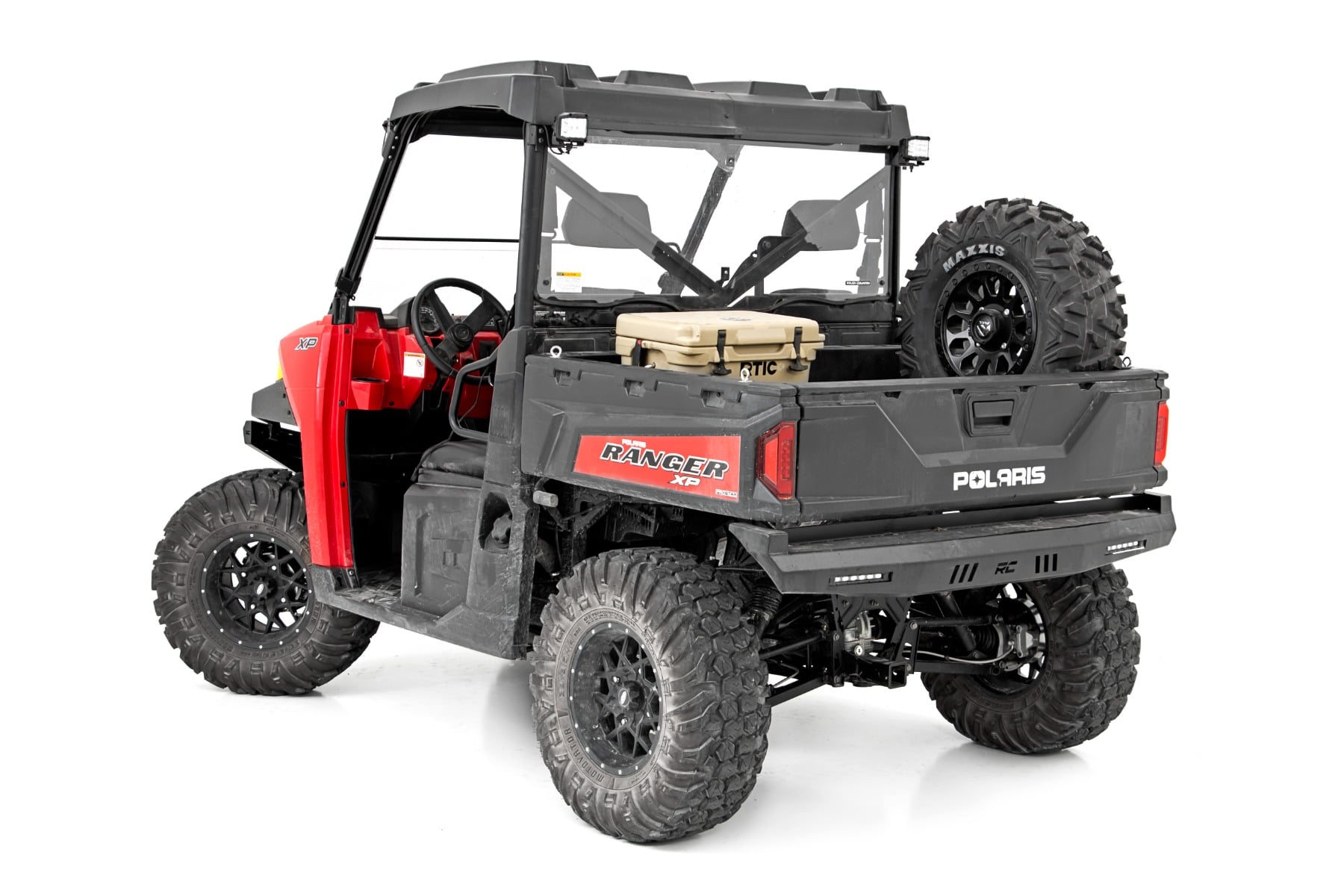 LED Light | RR Cage Mount | 2" Black Flood Pair | Polaris Ranger 1000/Ranger XP 900/1000 — view 4