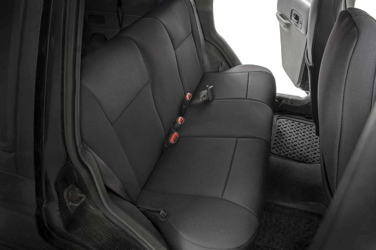 Seat Covers | Detachable Headrest FR & RR | Jeep Cherokee XJ 2WD/4WD (97-01) — view 3